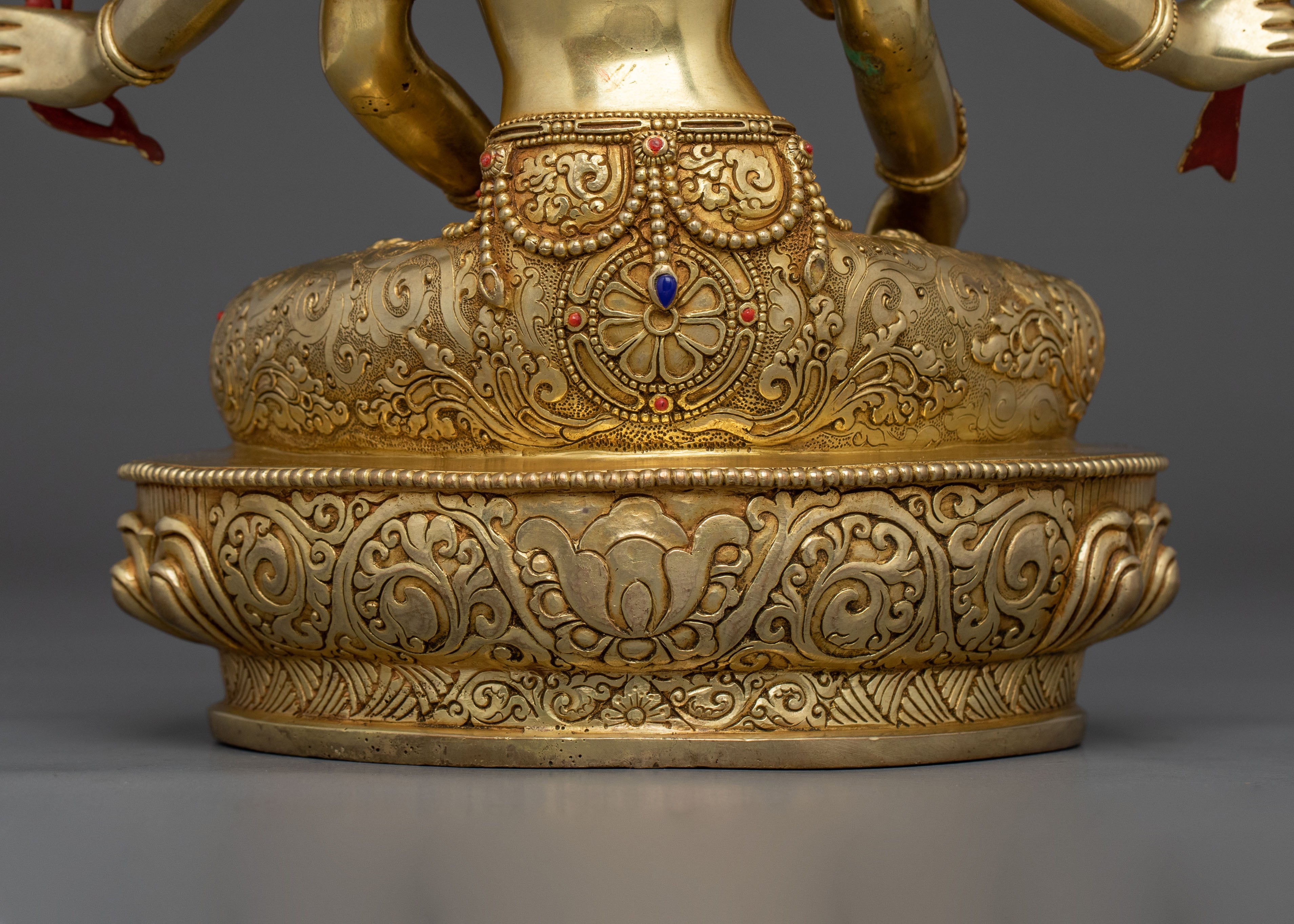 Namgyalma Three Faced Deity Sculpture