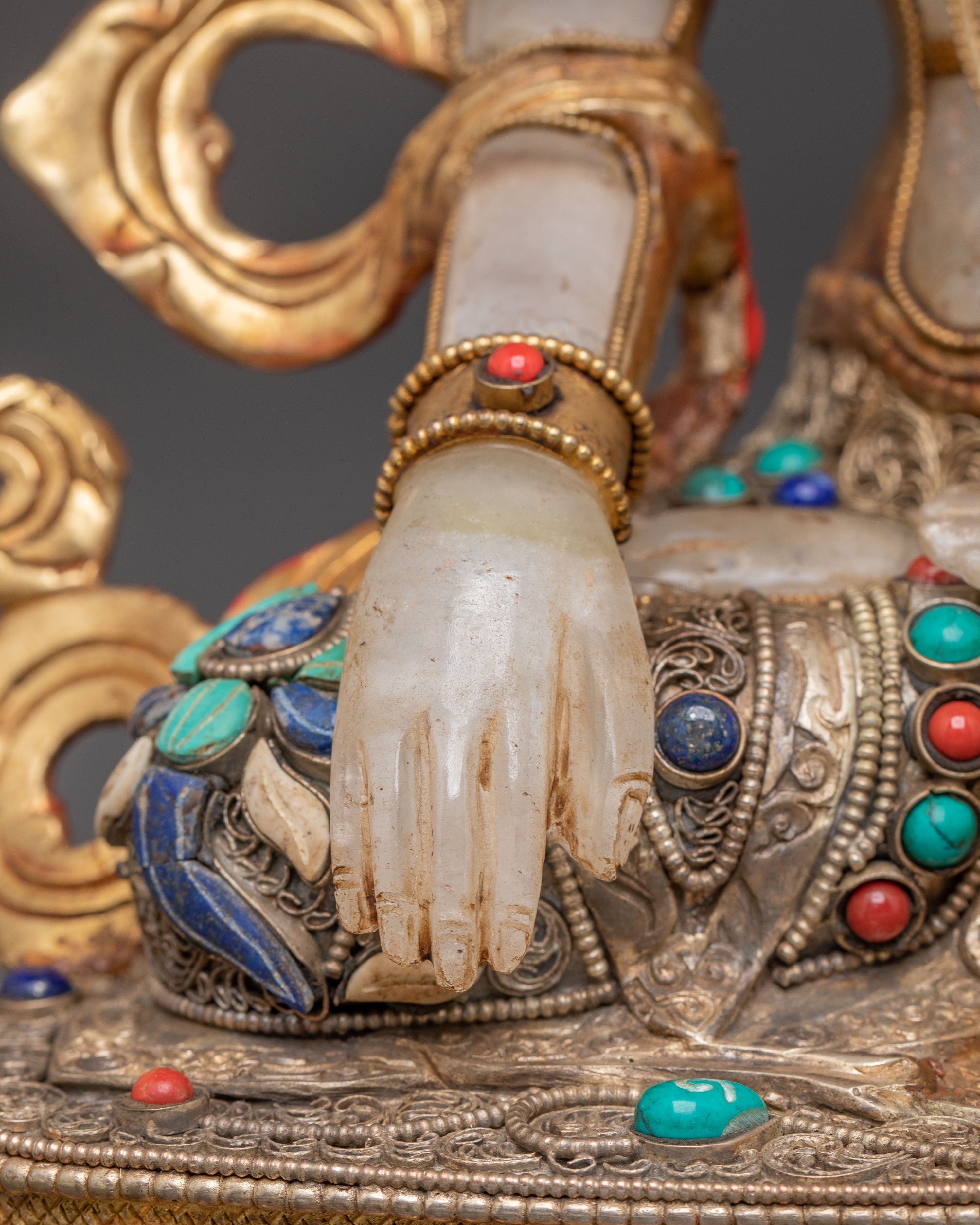 24K Gold Gilded Shakyamuni Buddha Statue | The Awakened One