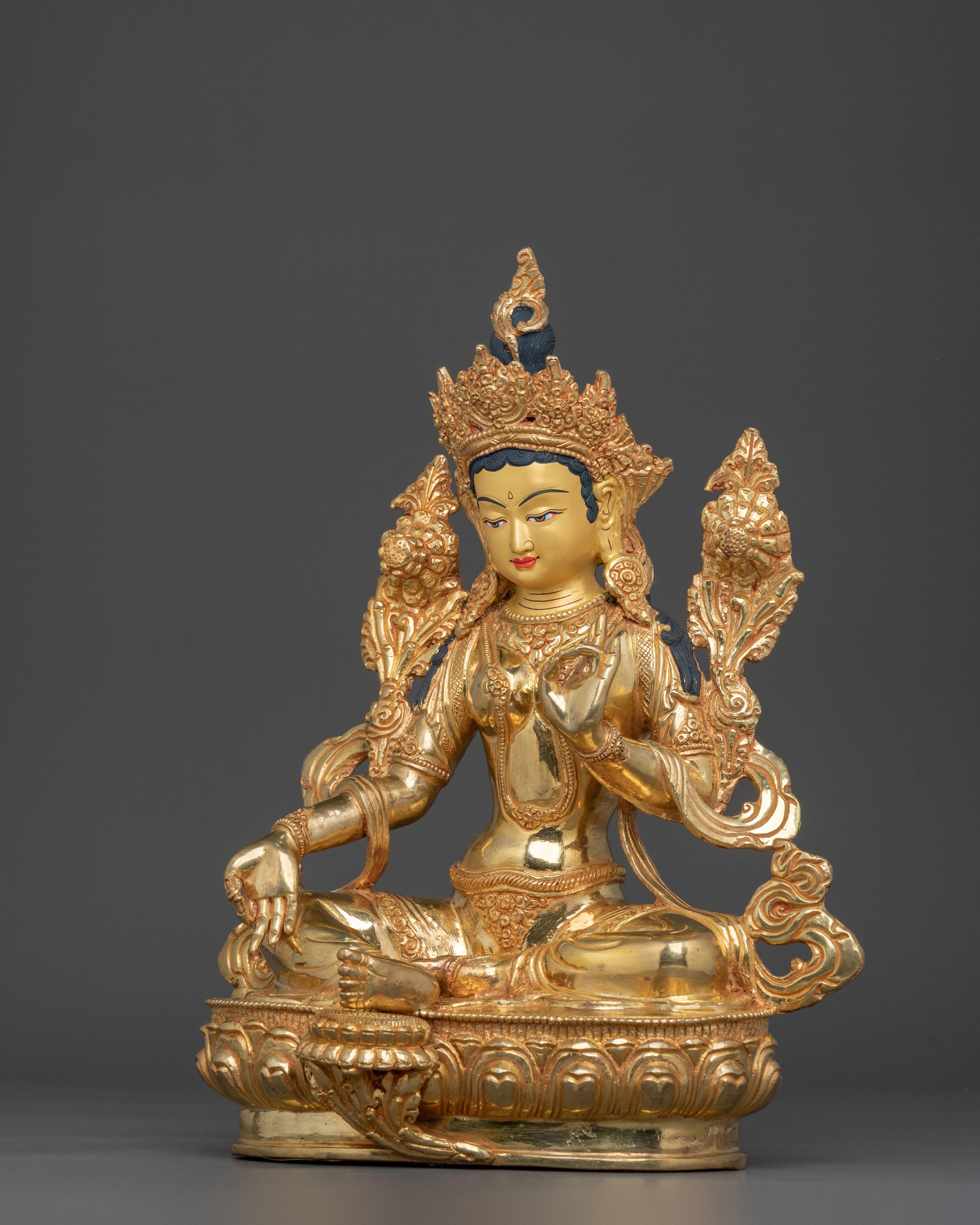Green Tara Statue | Tibetan Buddhist Goddess