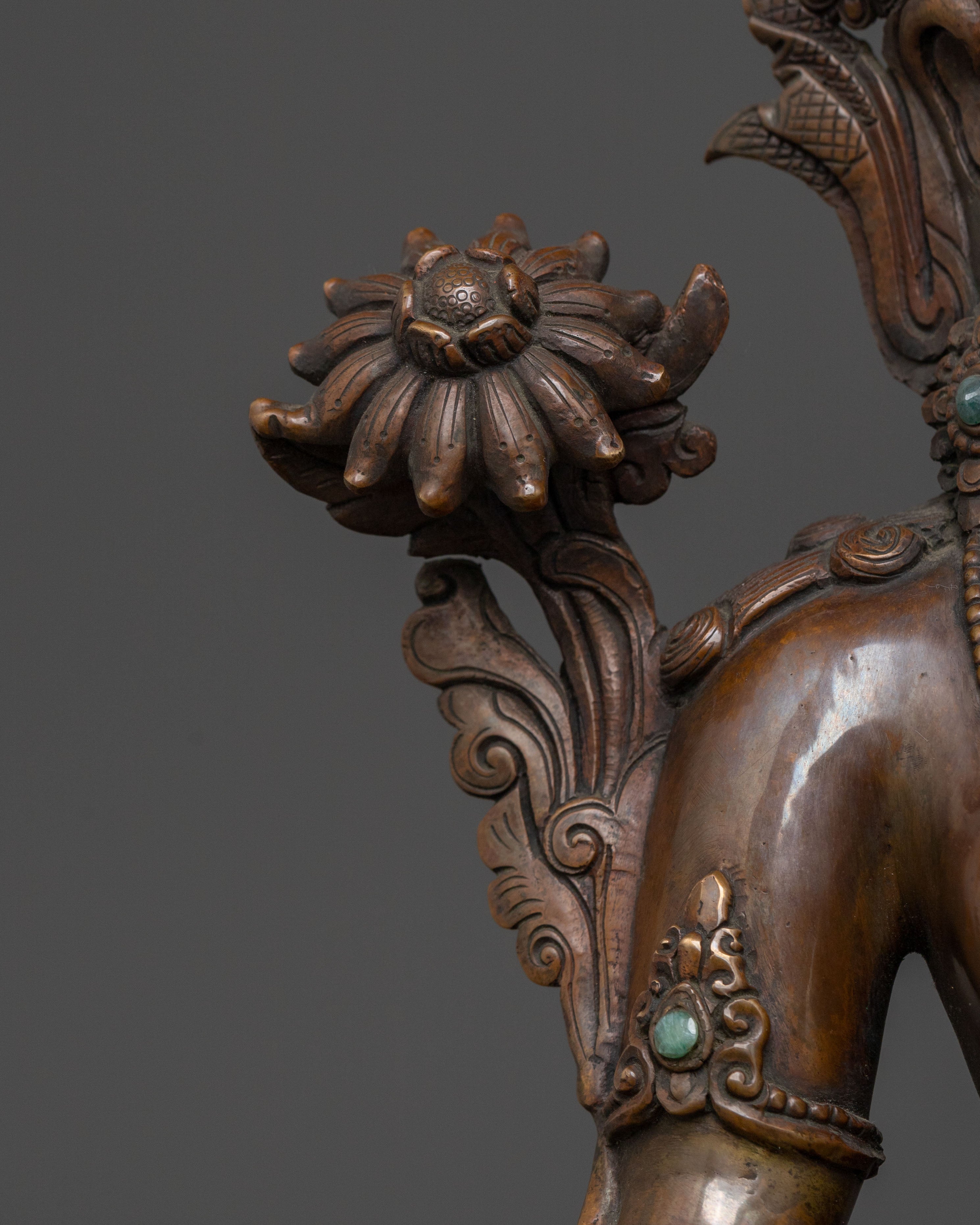 Green Tara Sacred Statue | Spiritual Growth