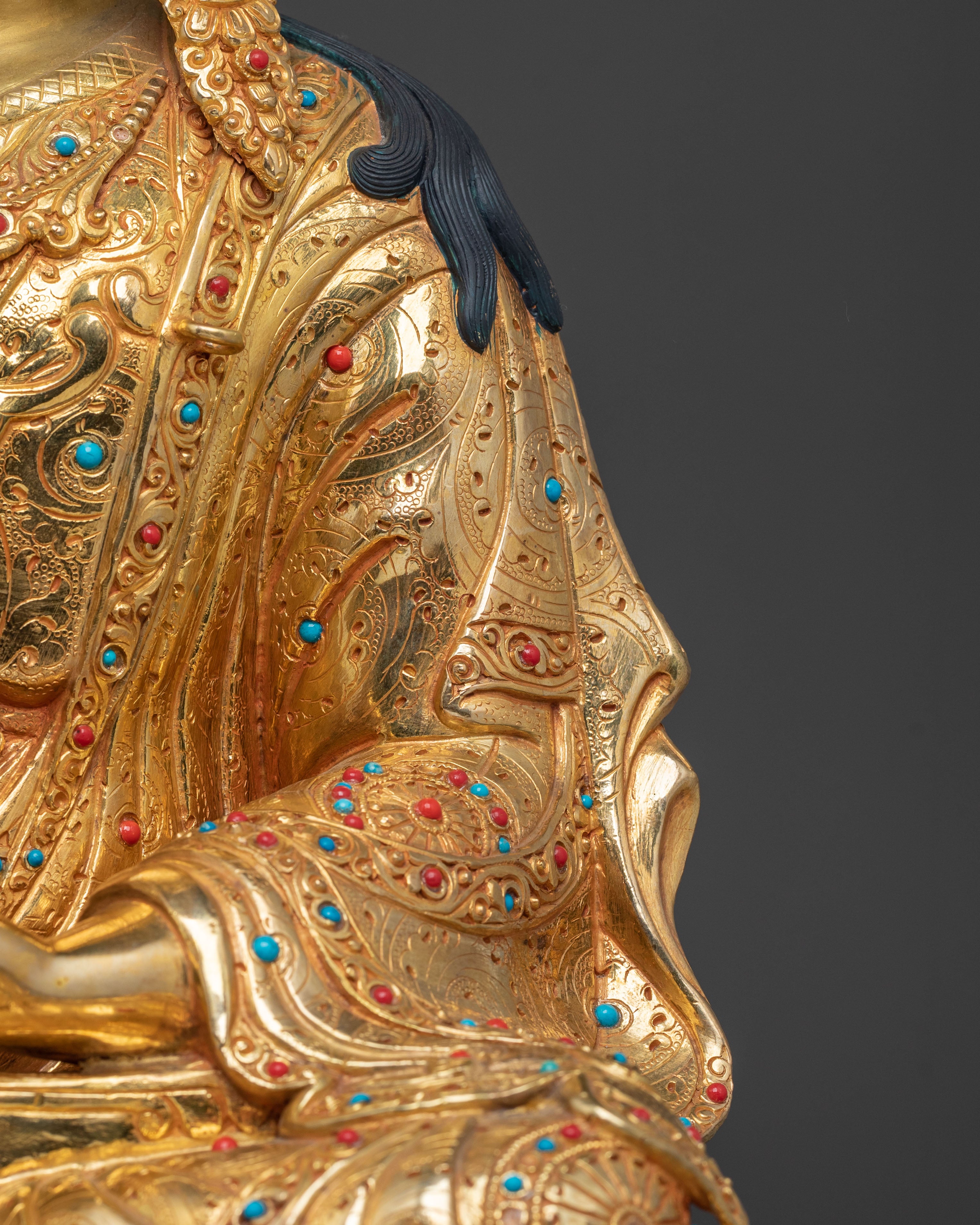 Handcrafted Guru Tsokye Dorje Statue | Lotus Born Vajra Guru of Wisdom and Power