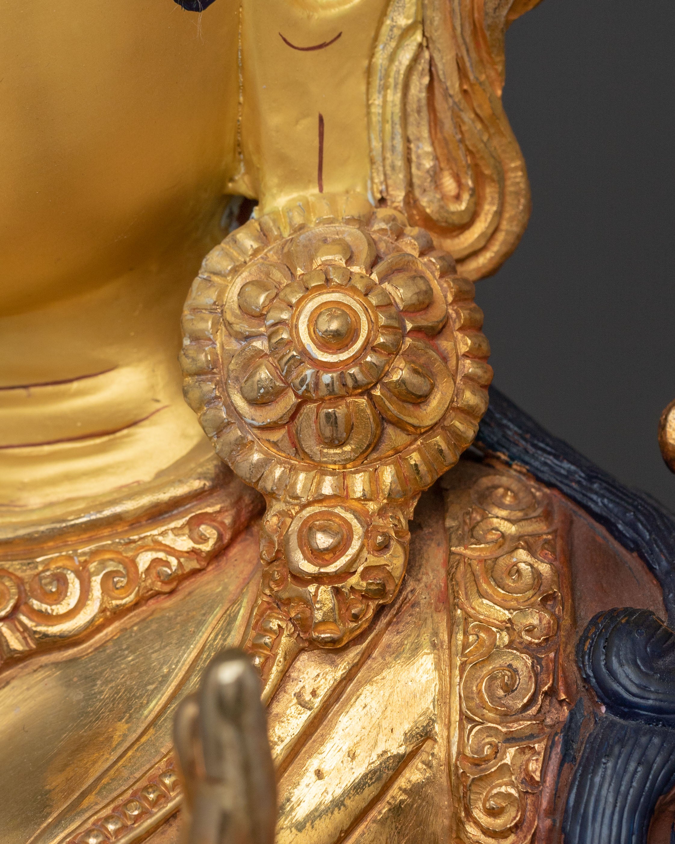 Green Tara Sacred Shrine Figure | Goddess of Compassion and Swift Protection