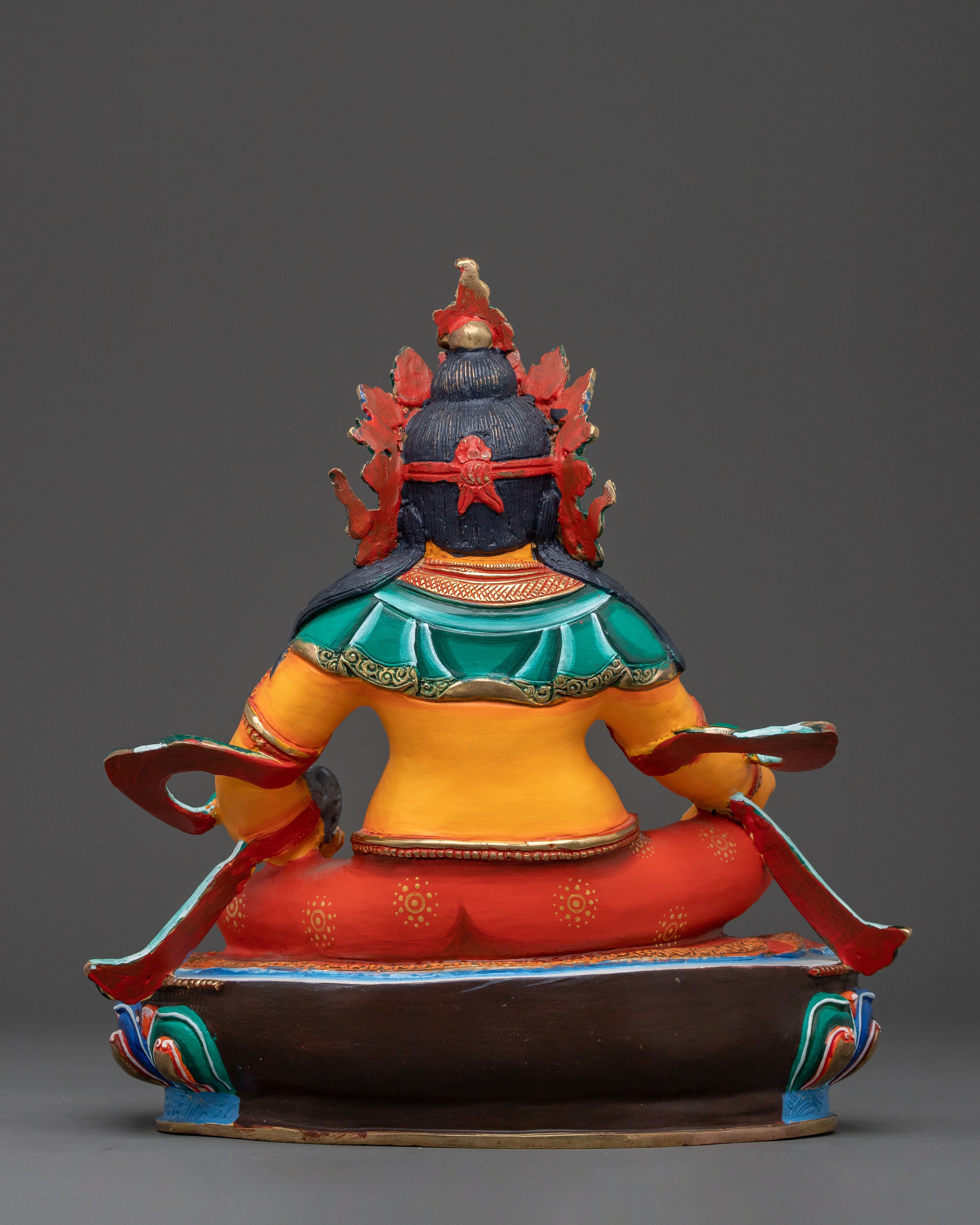 Wealth Deity Dzambhala Idol | Tibetan Buddhist Prosperity Statue