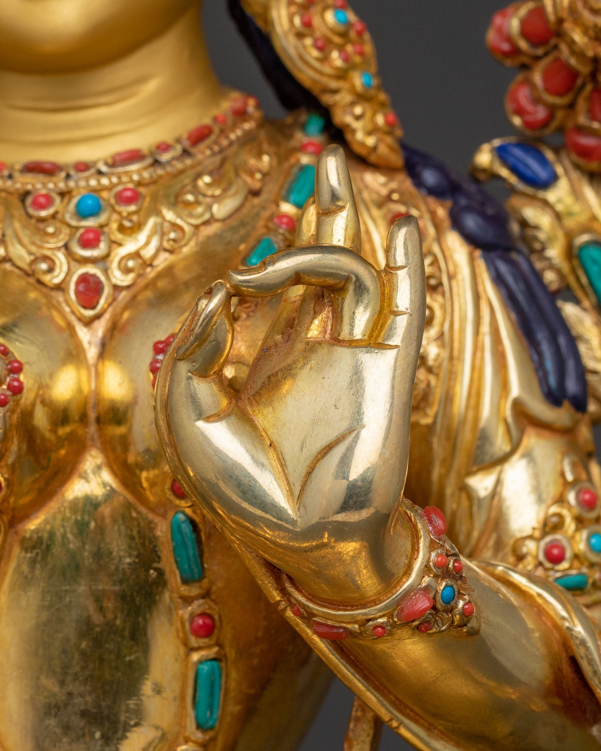 Green Tara Wisdom Mercy Statue | Guardian of Compassion and Wisdom