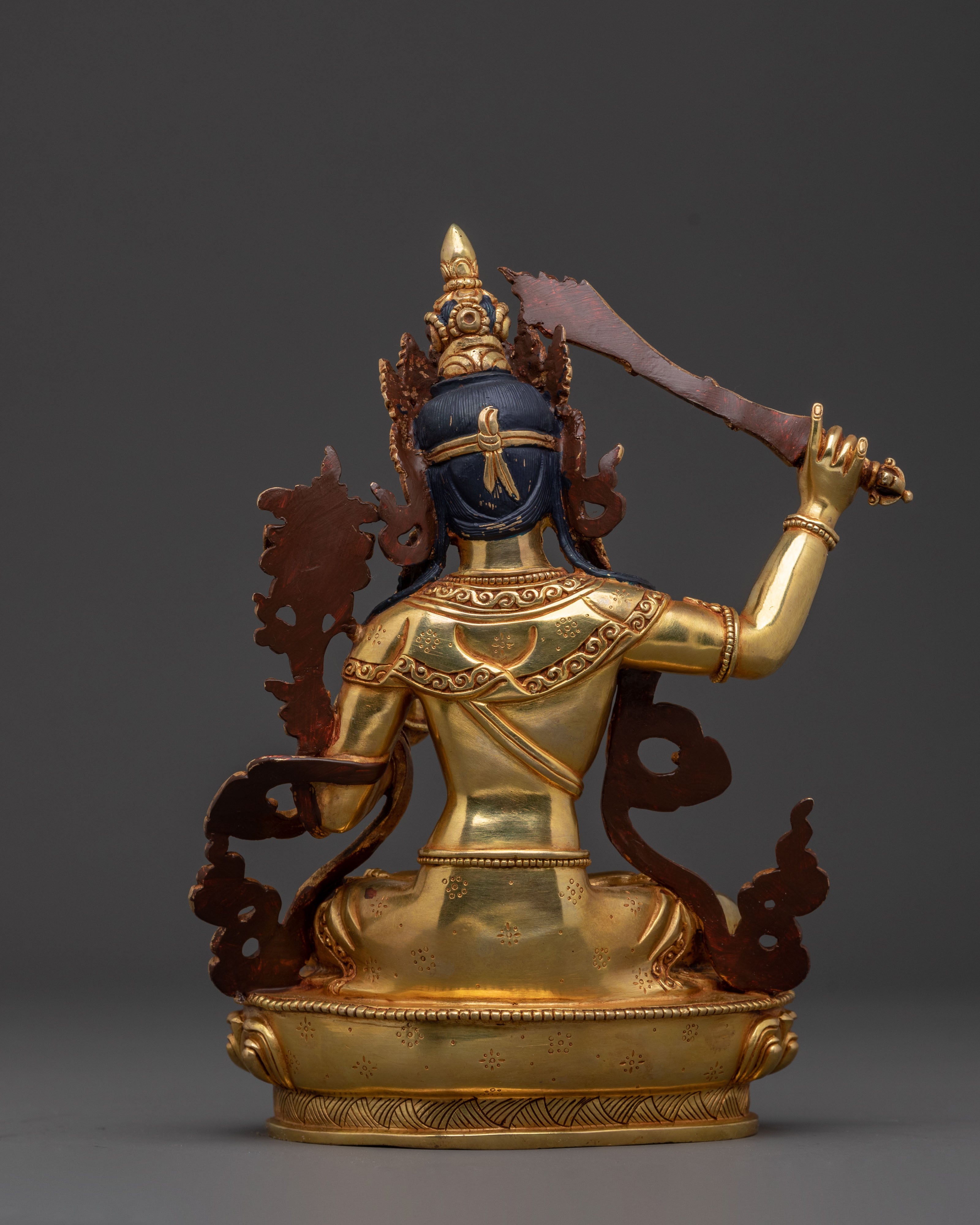 Manjushri Sculpture of Insight | Buddhist Figure