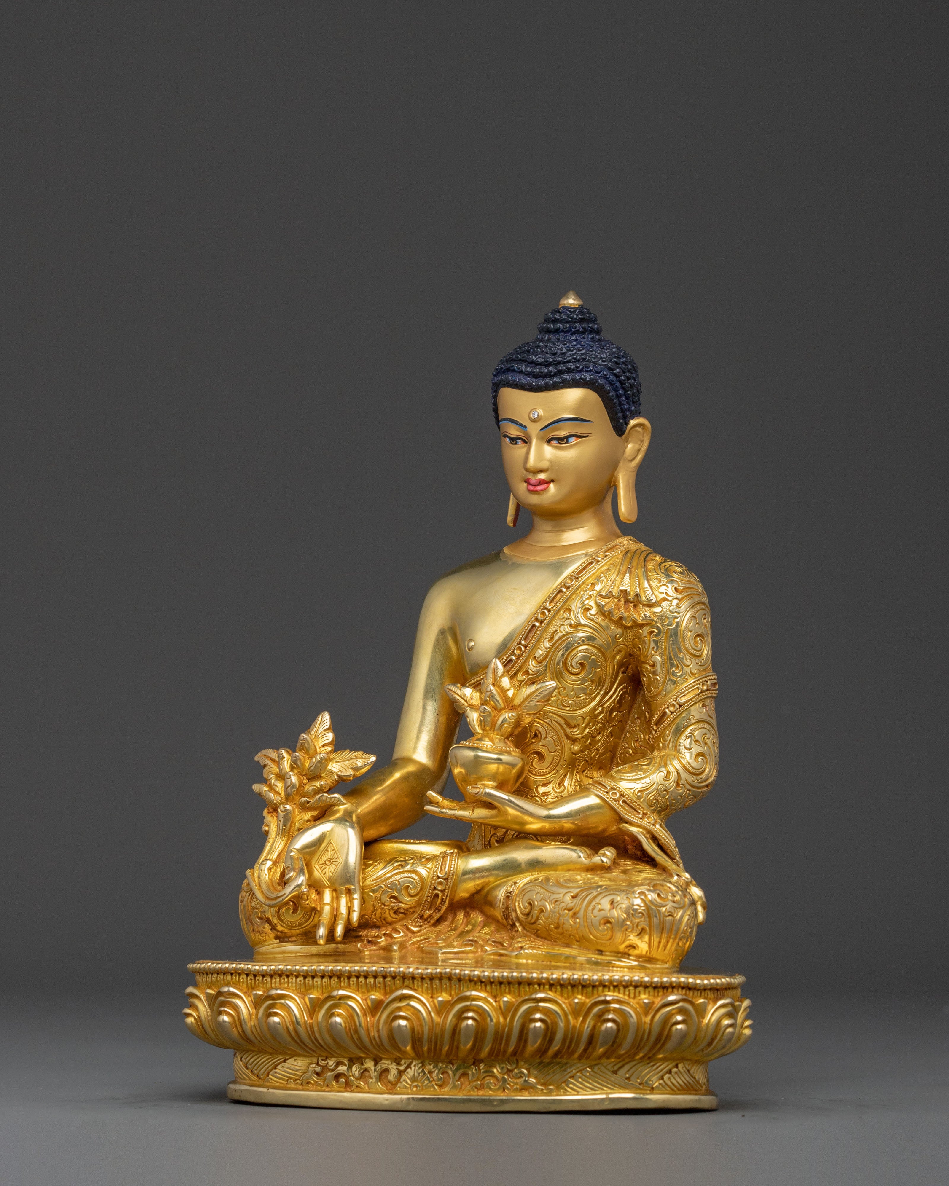 Medicine Buddha Sacred Statue | Altar Home Decor