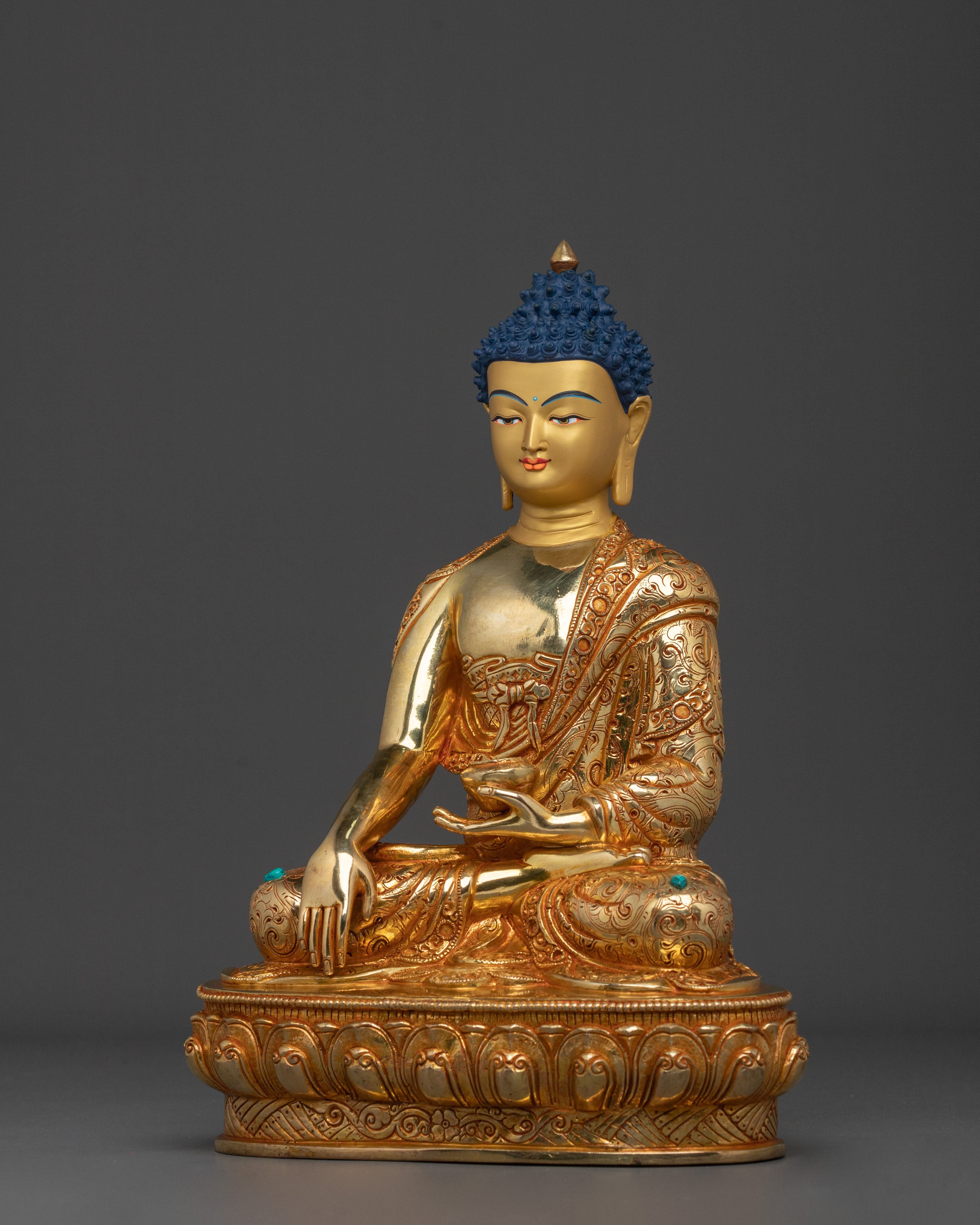 Handmade Shakyamuni Buddha Sculpture | Sacred Figurine