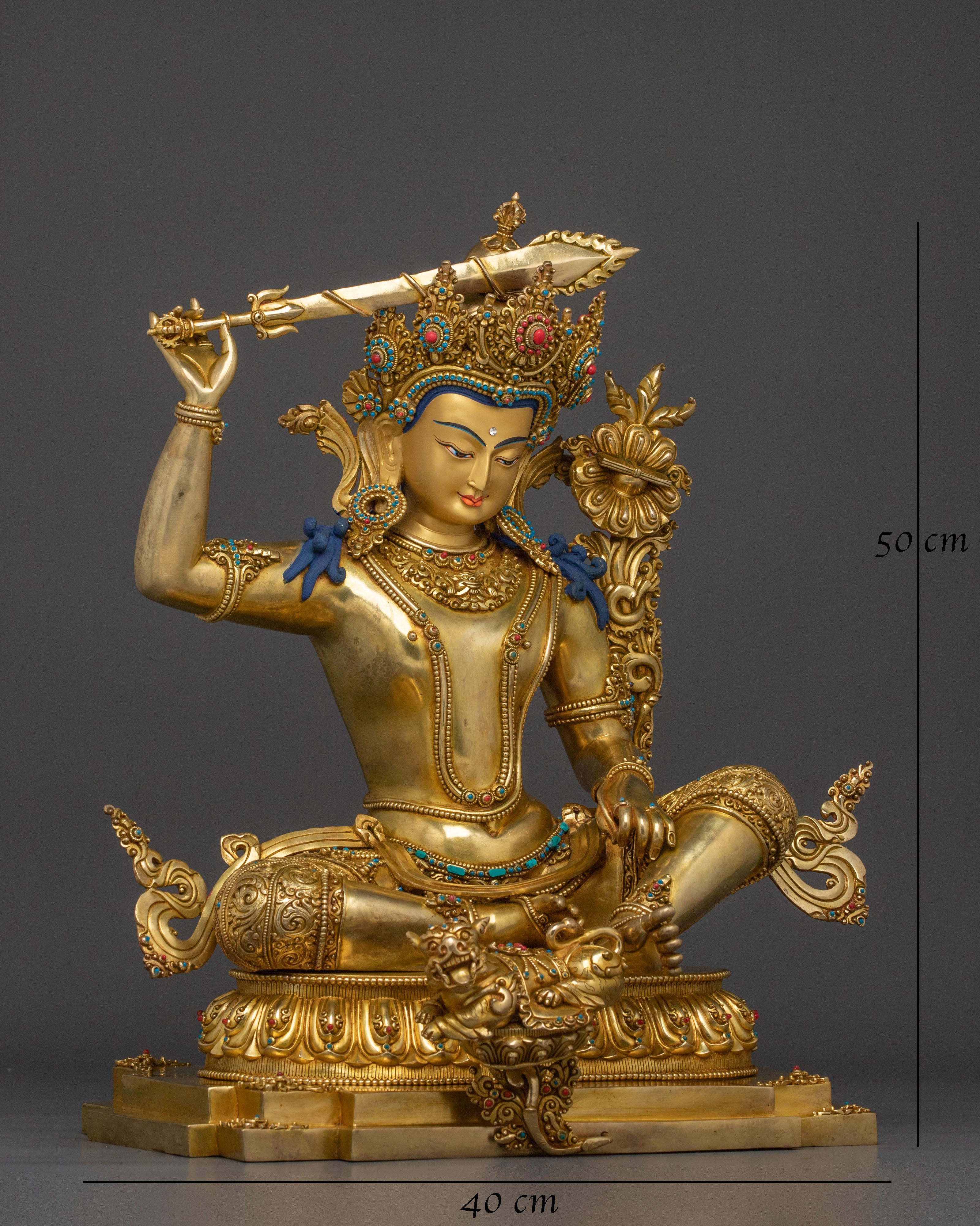 Traditional Manjushri Statue | Bodhisattva of Wisdom