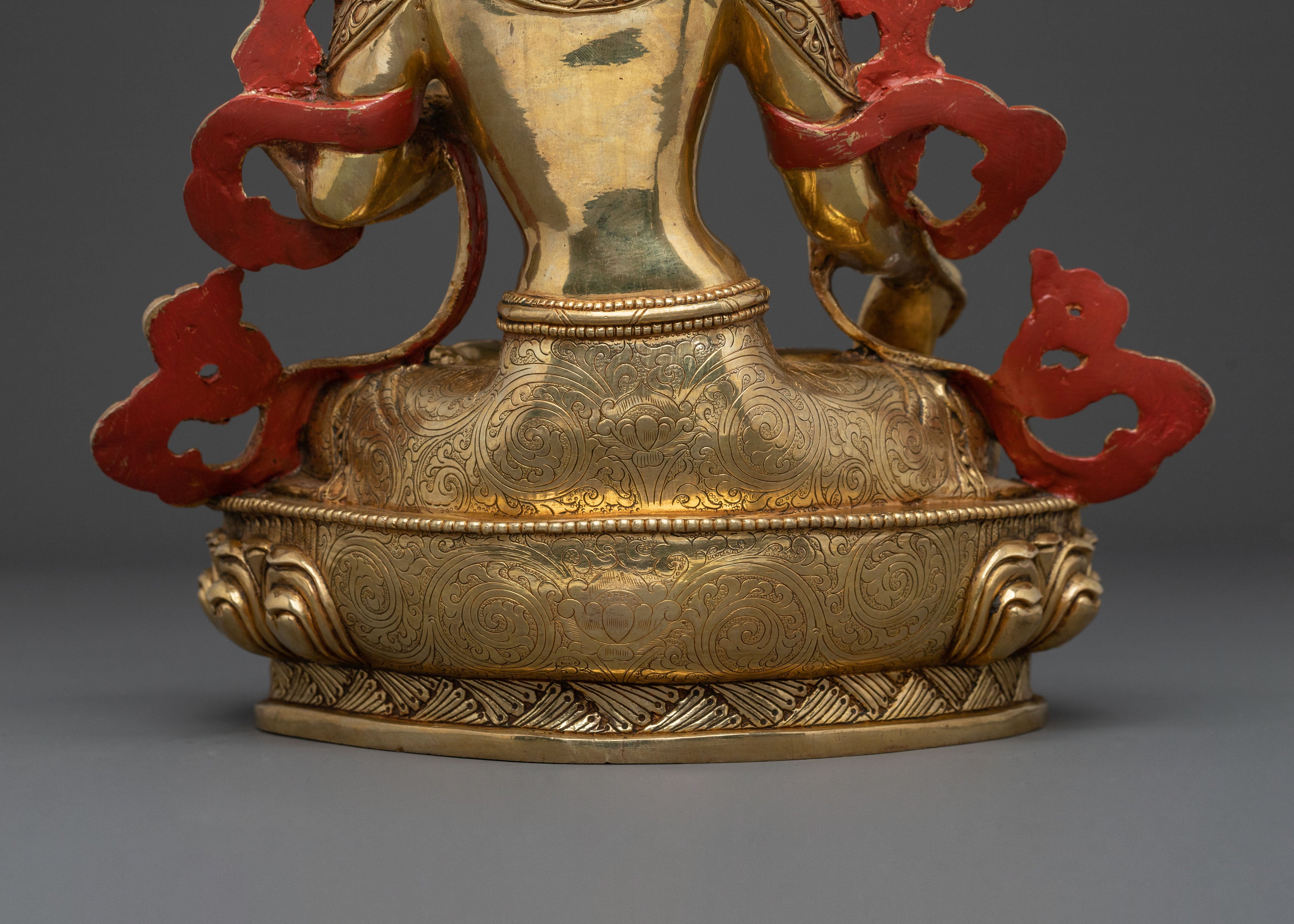 White Tara Spiritual Blessing Statue | Goddess of Long Life