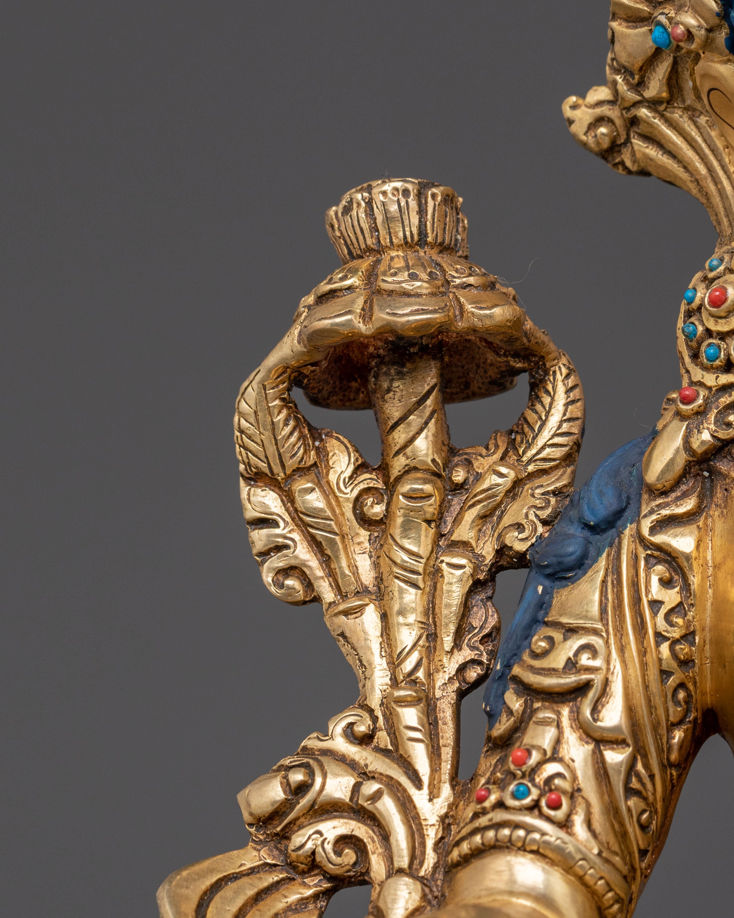 Handcrafted White Tara Sculpture | Protector Icon
