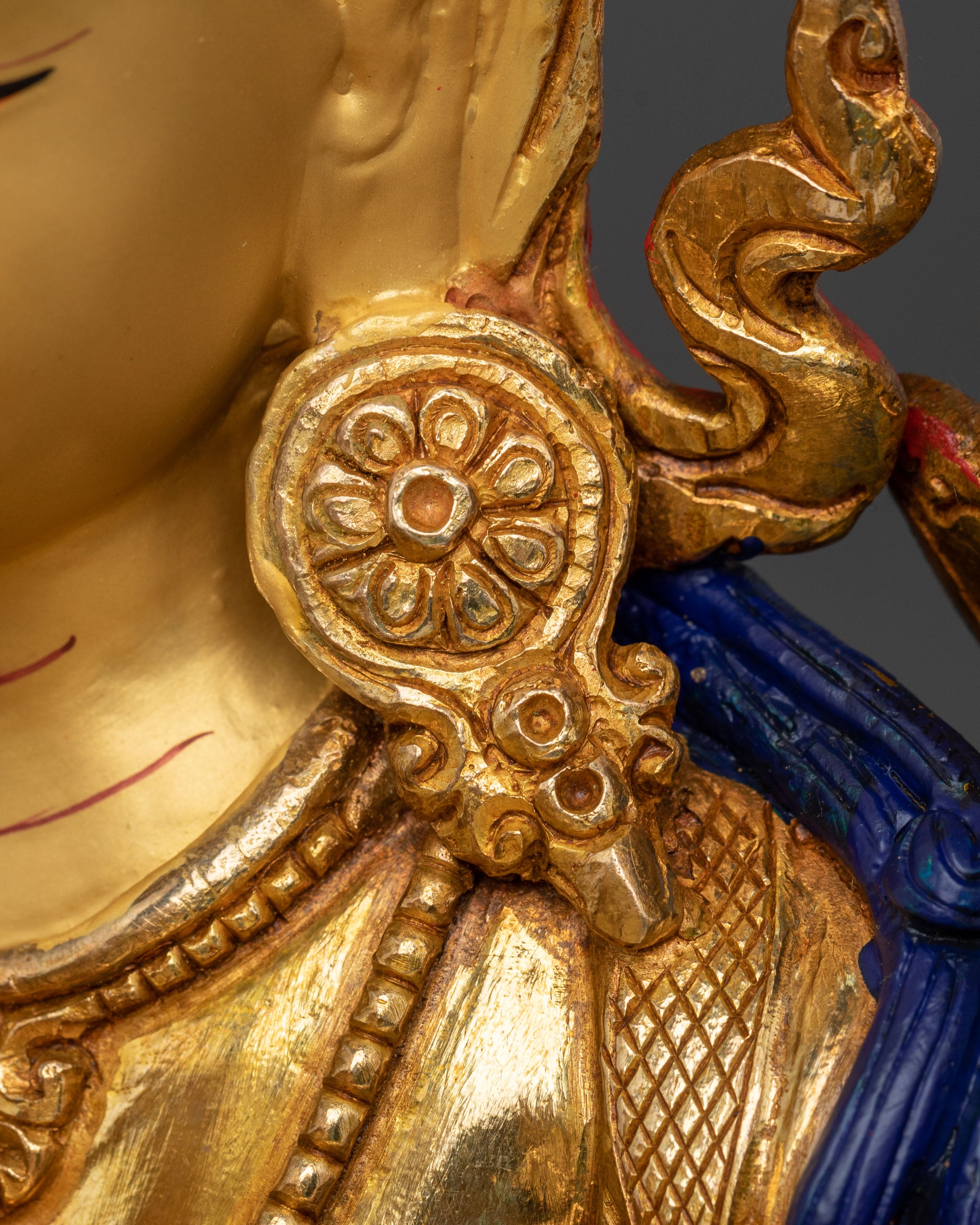 Handmade Statue of Vajrasattva with Vajragarvi | Deities of Purification