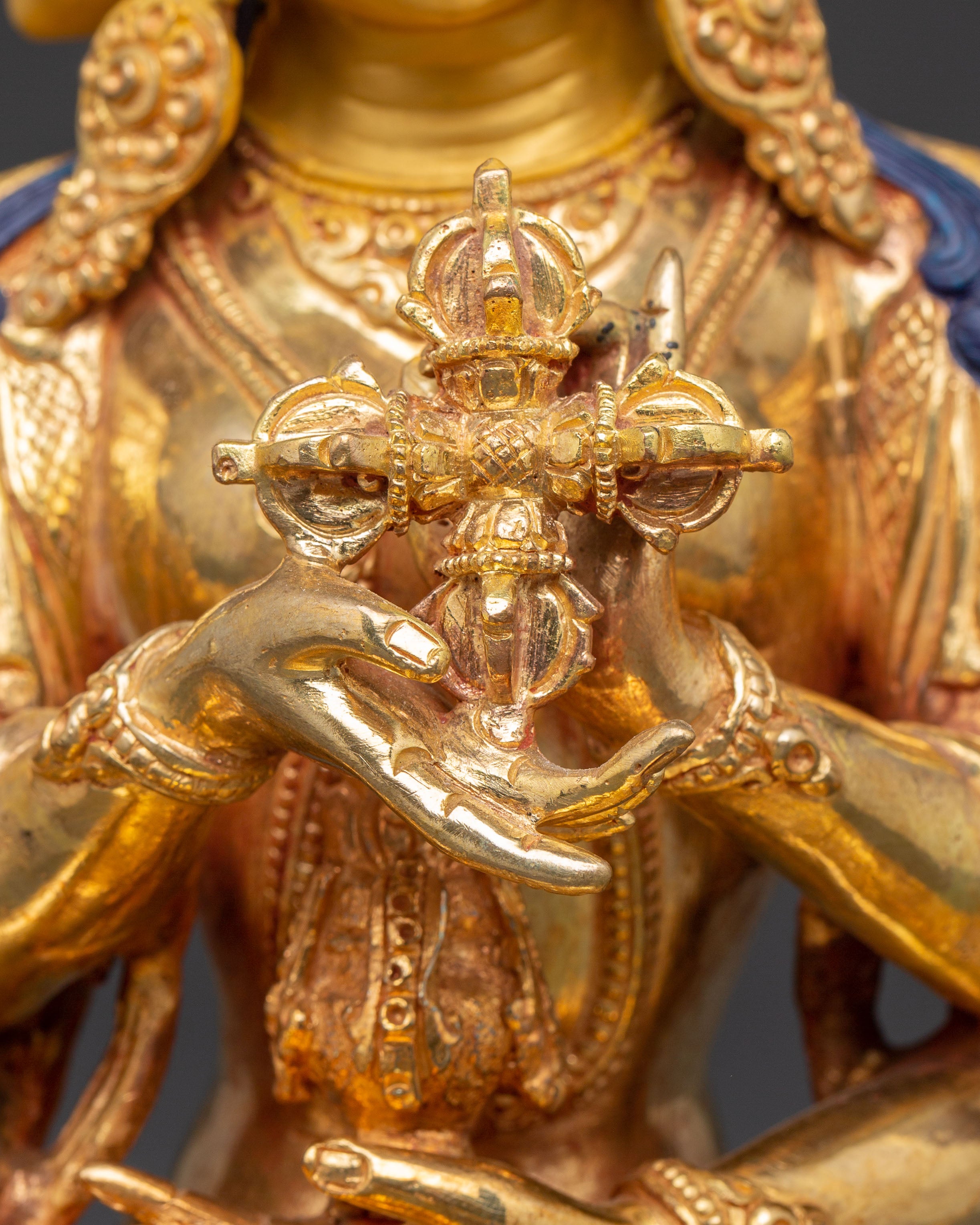 Namgyalma: Golden Handmade Statue | 24K Gold Gilded for Meditation