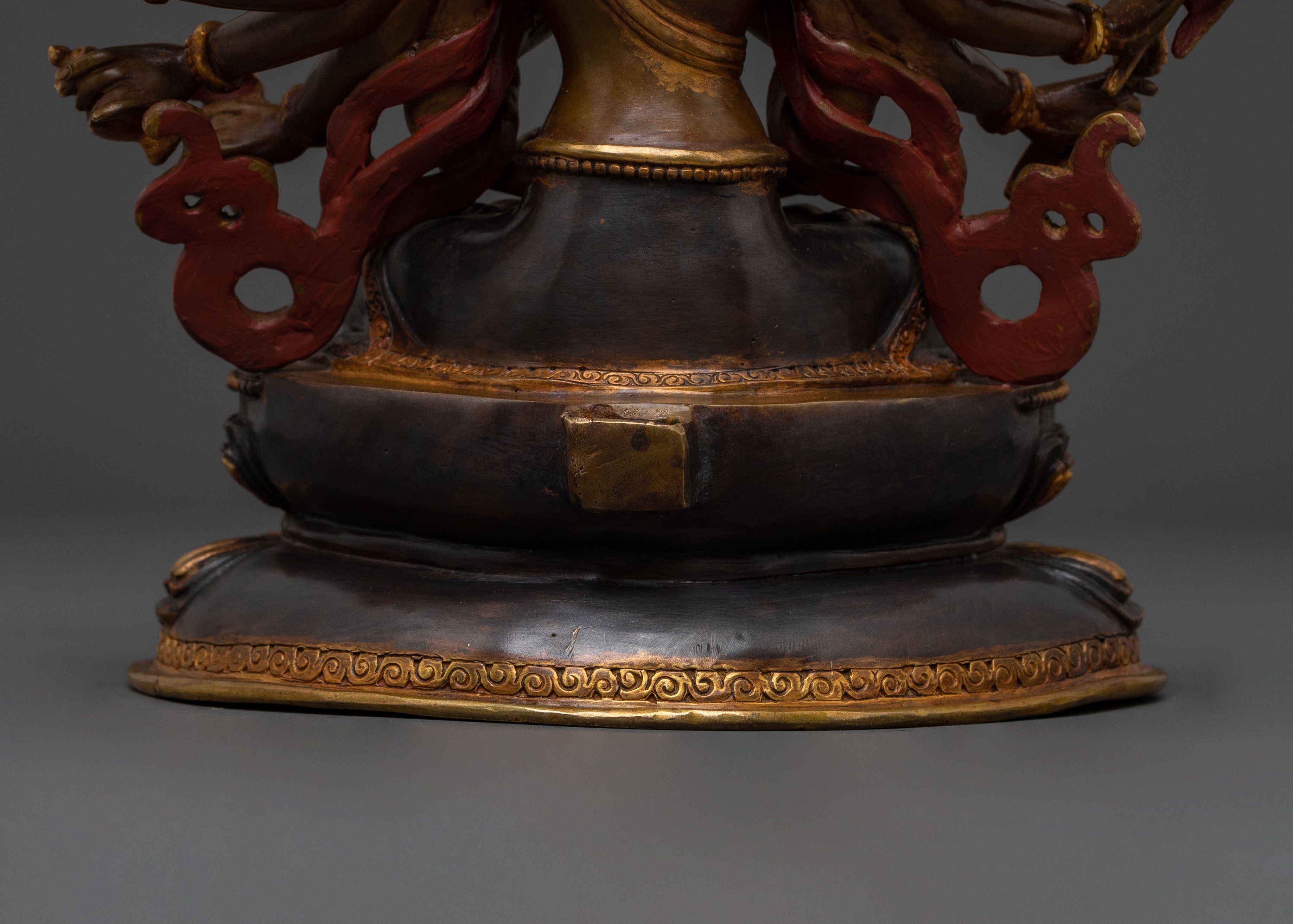 Chundi Spiritual Statue | Oxidized Copper Figure