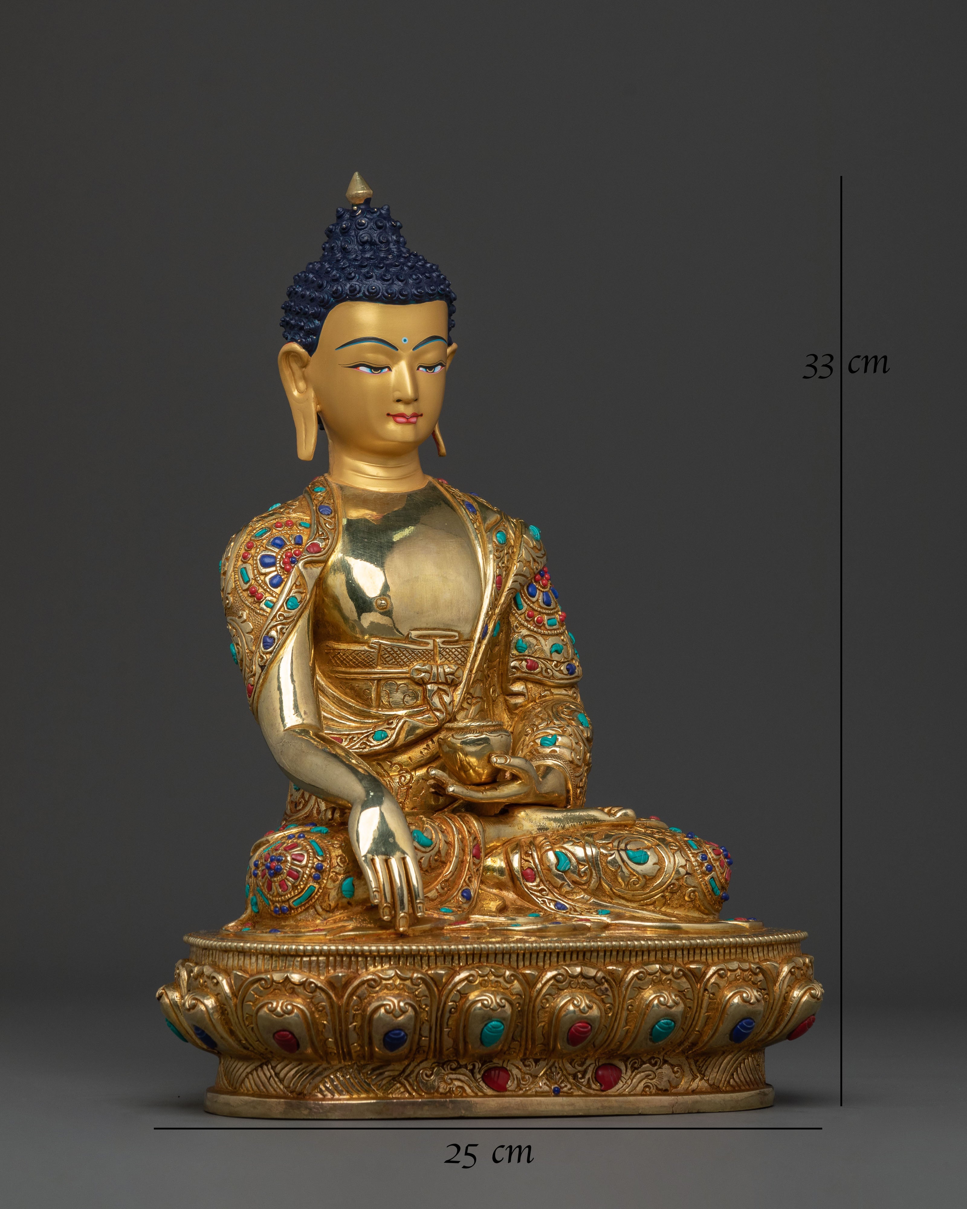 Handcrafted Shakyamuni Buddha Statue | Symbol of Enlightenment and Peace
