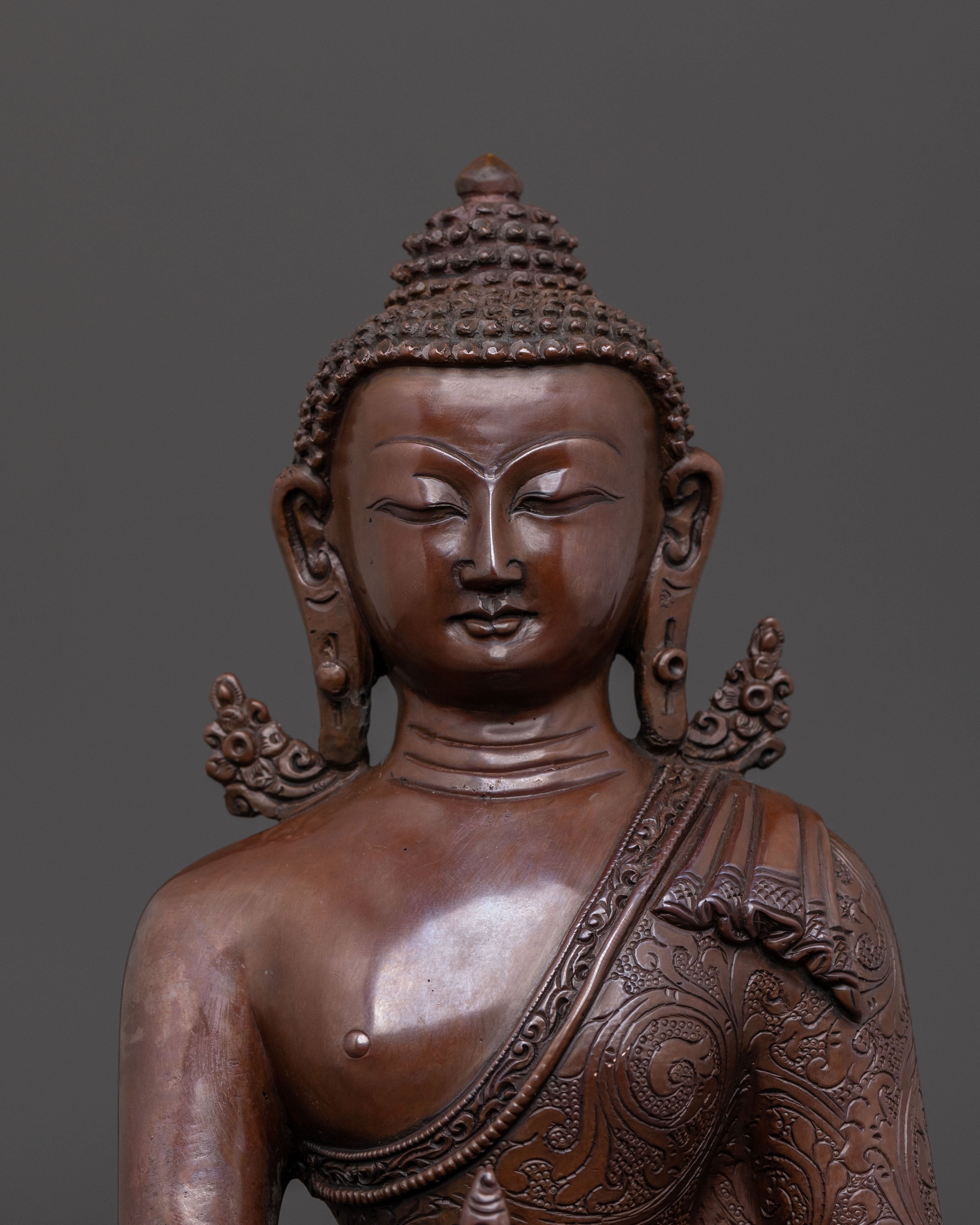 Medicine Buddha Handcrafted Statue for Healing