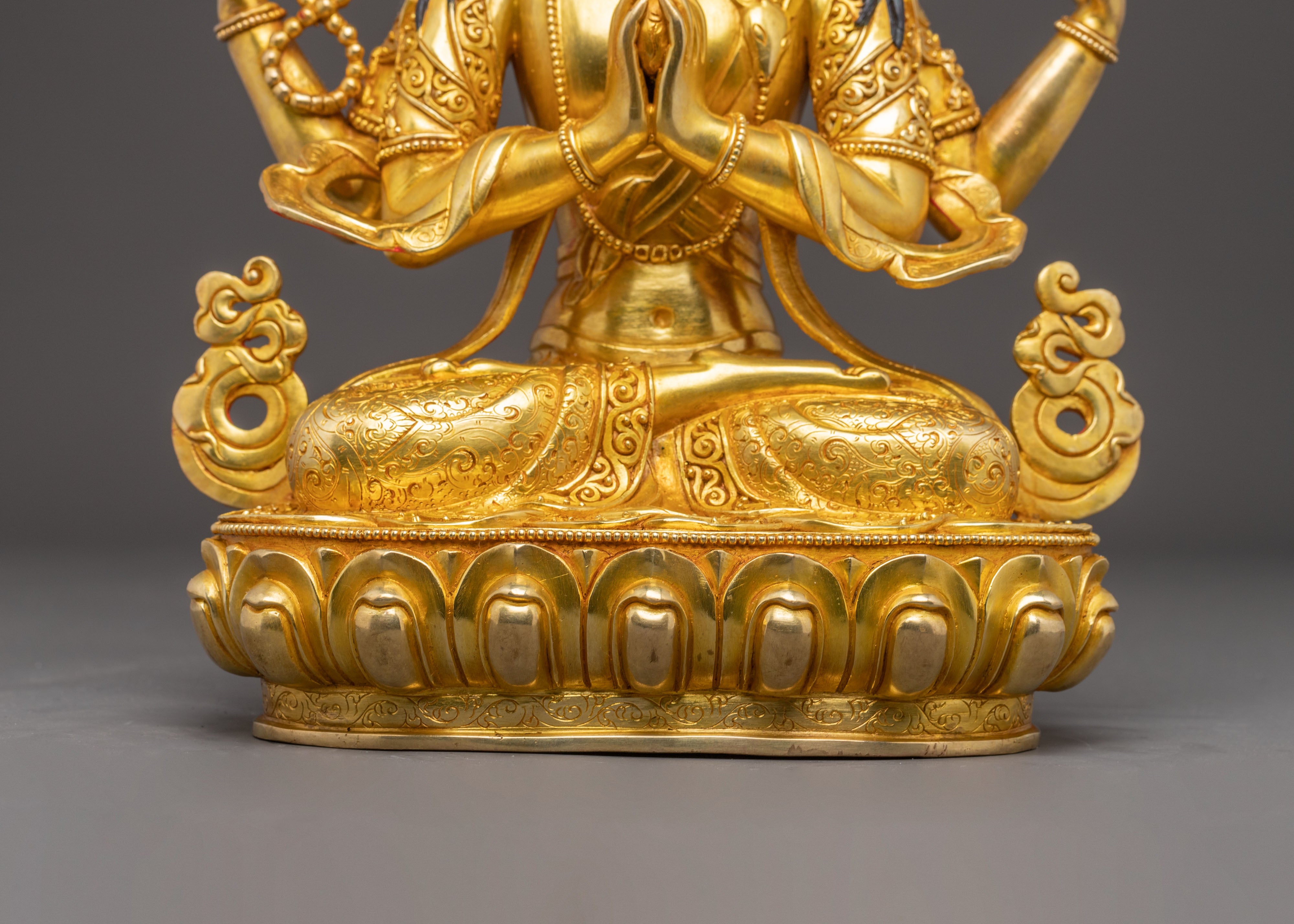 Handcrafted Statue of Chenrezig | Avalokiteshvara, Bodhisattva of Compassion