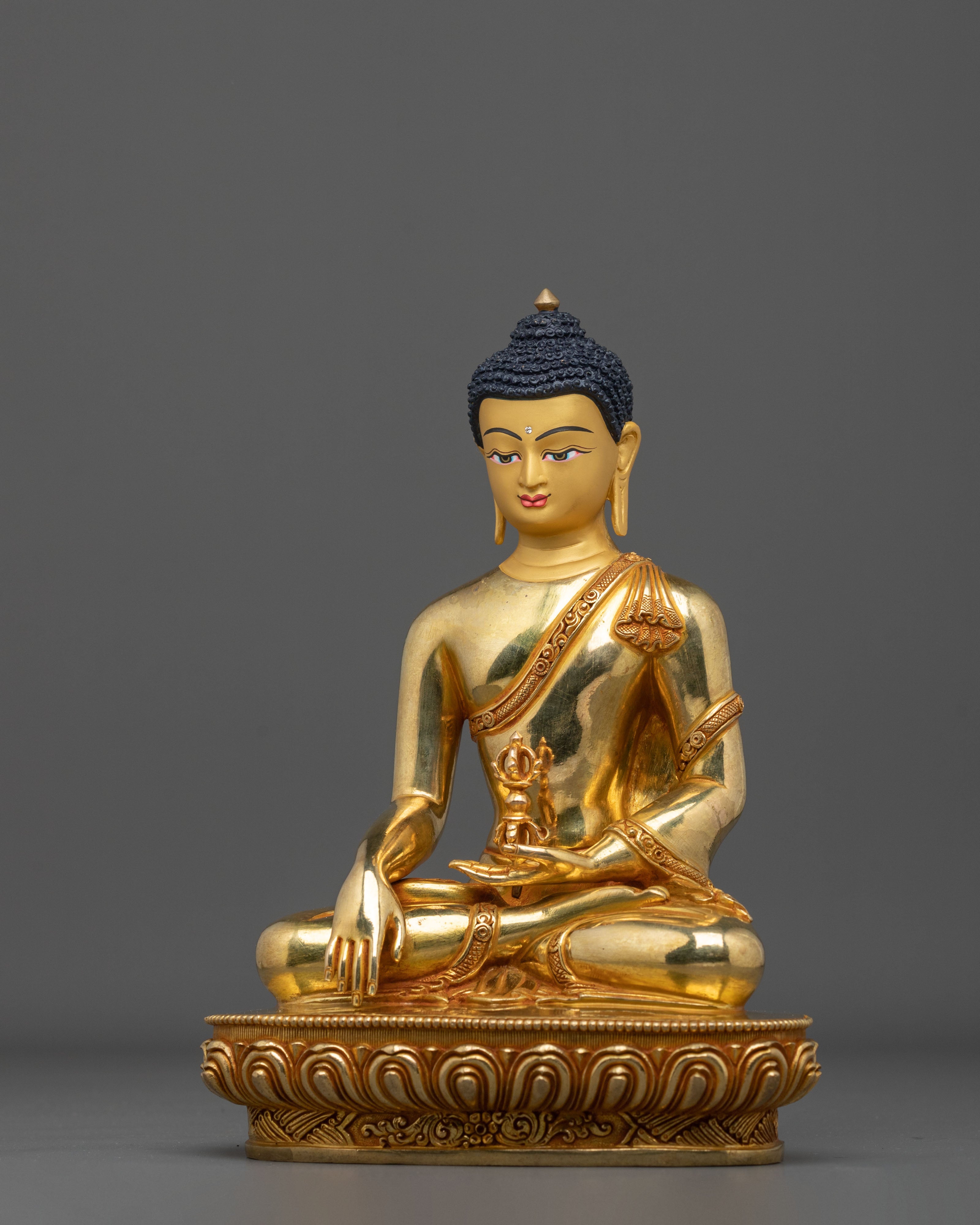 Mitrugpa Sacred Sculpture | Hand-Gilded Copper Figurine