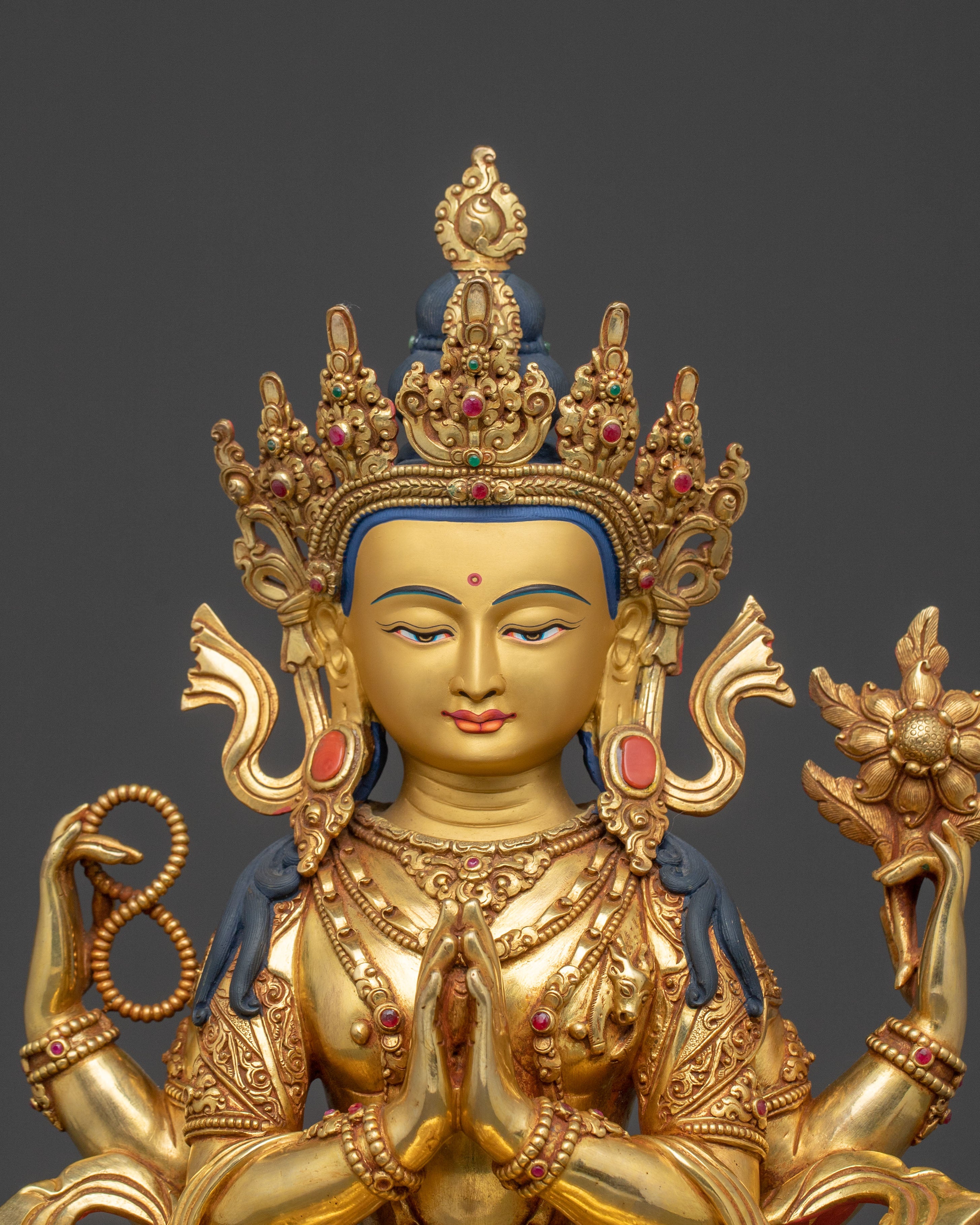 Radiant Avalokiteshvara Statue | Blessing Figure