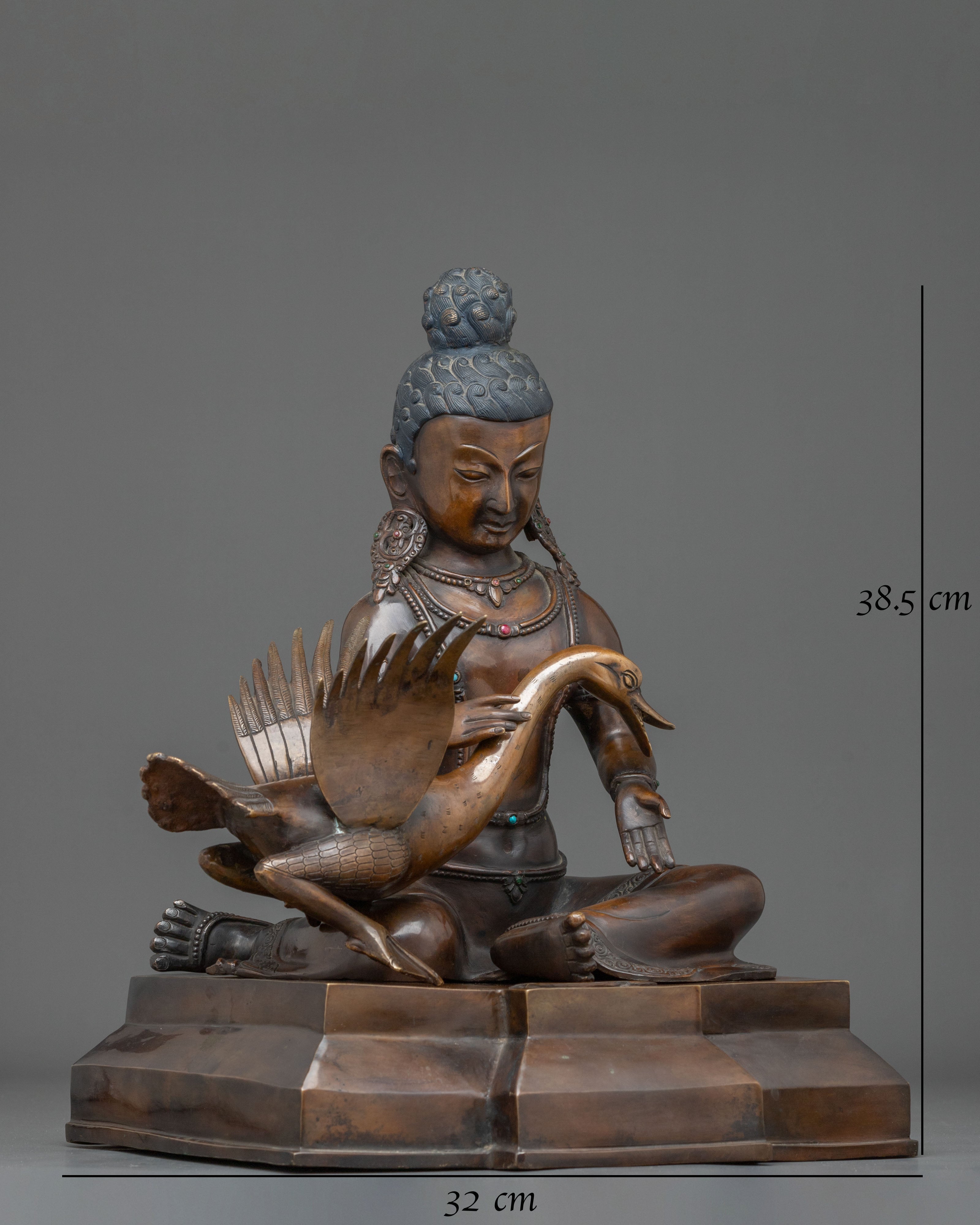 Buddhist Siddhartha Gautama Statue | Oxidized Copper Statue