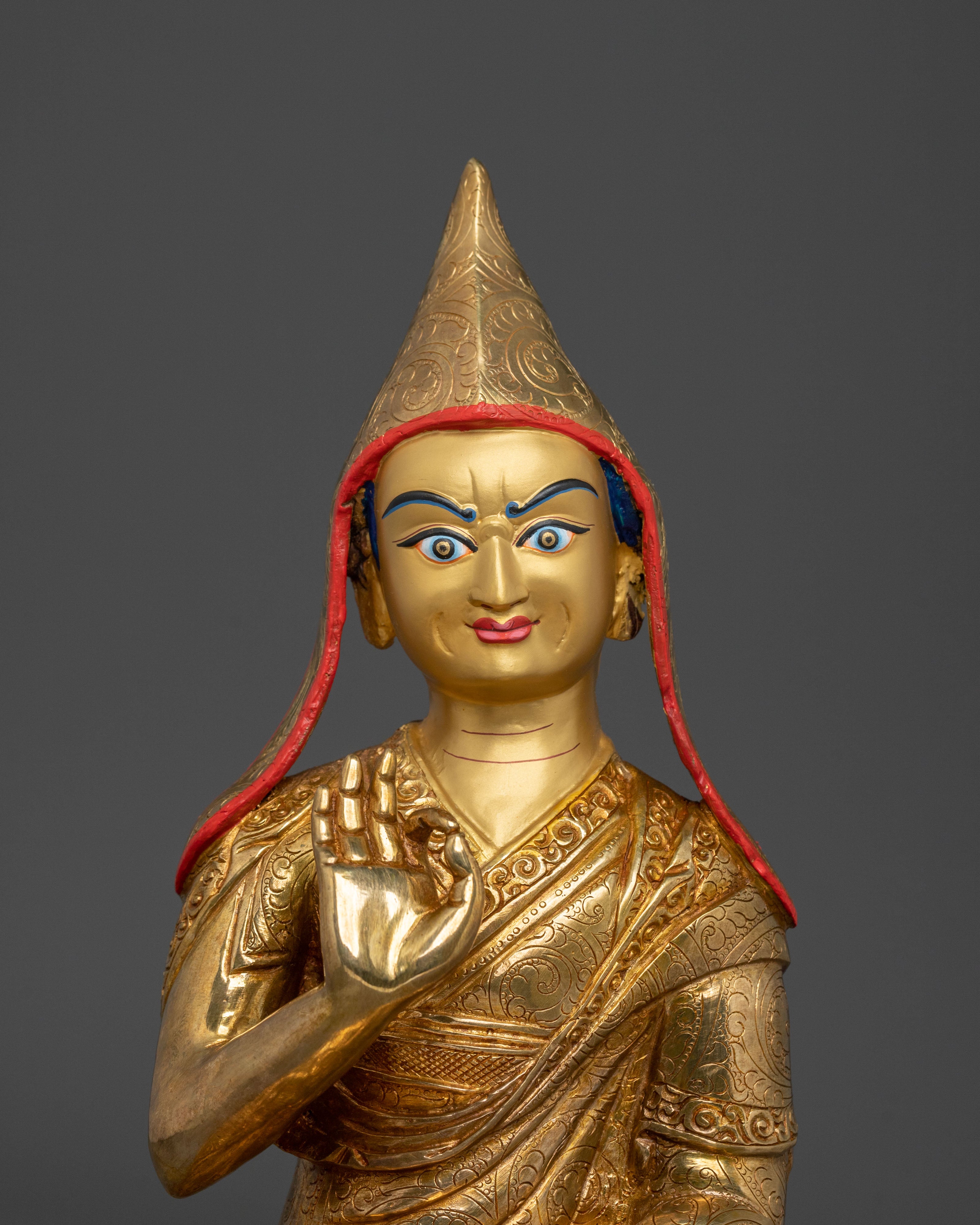 Disciples of Tsongkhapa Statue Set | Sacred Tibetan Art