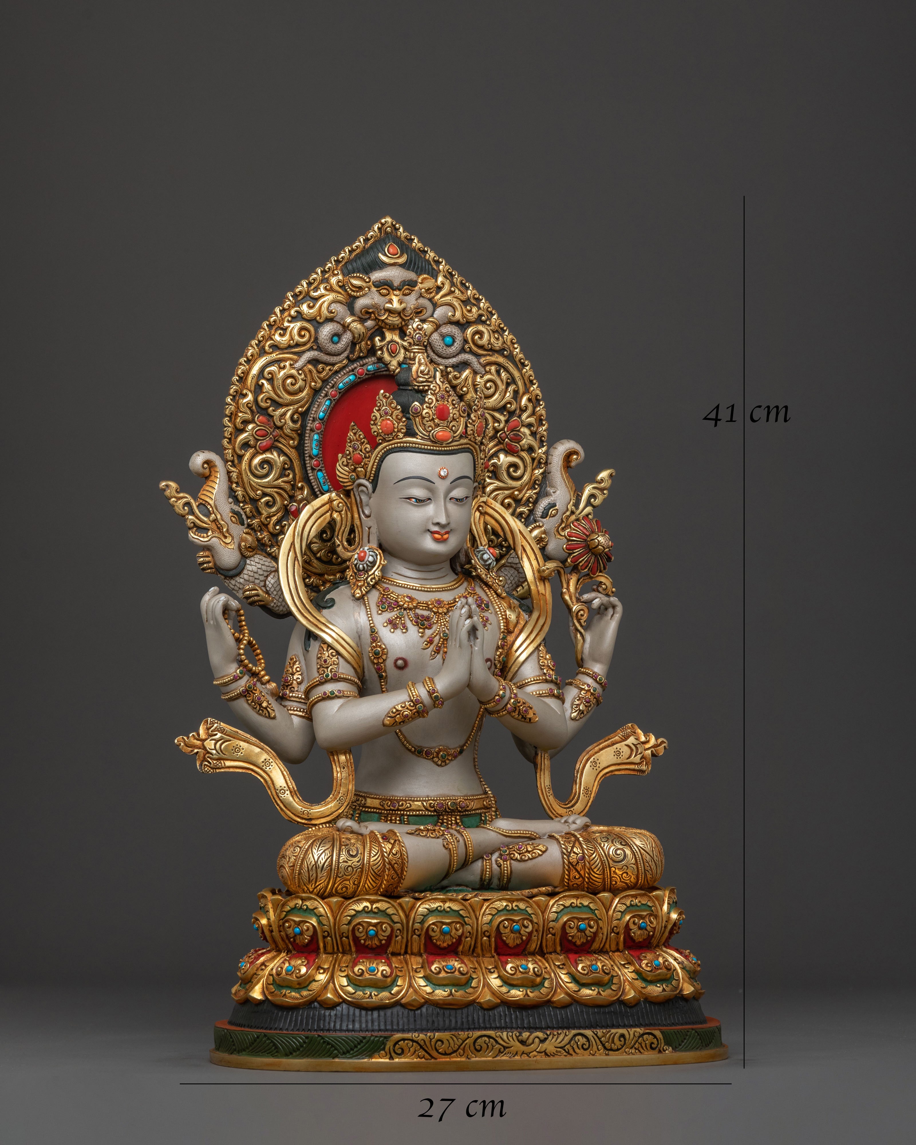 Chenrezig Peace Statue | Meditation Figure