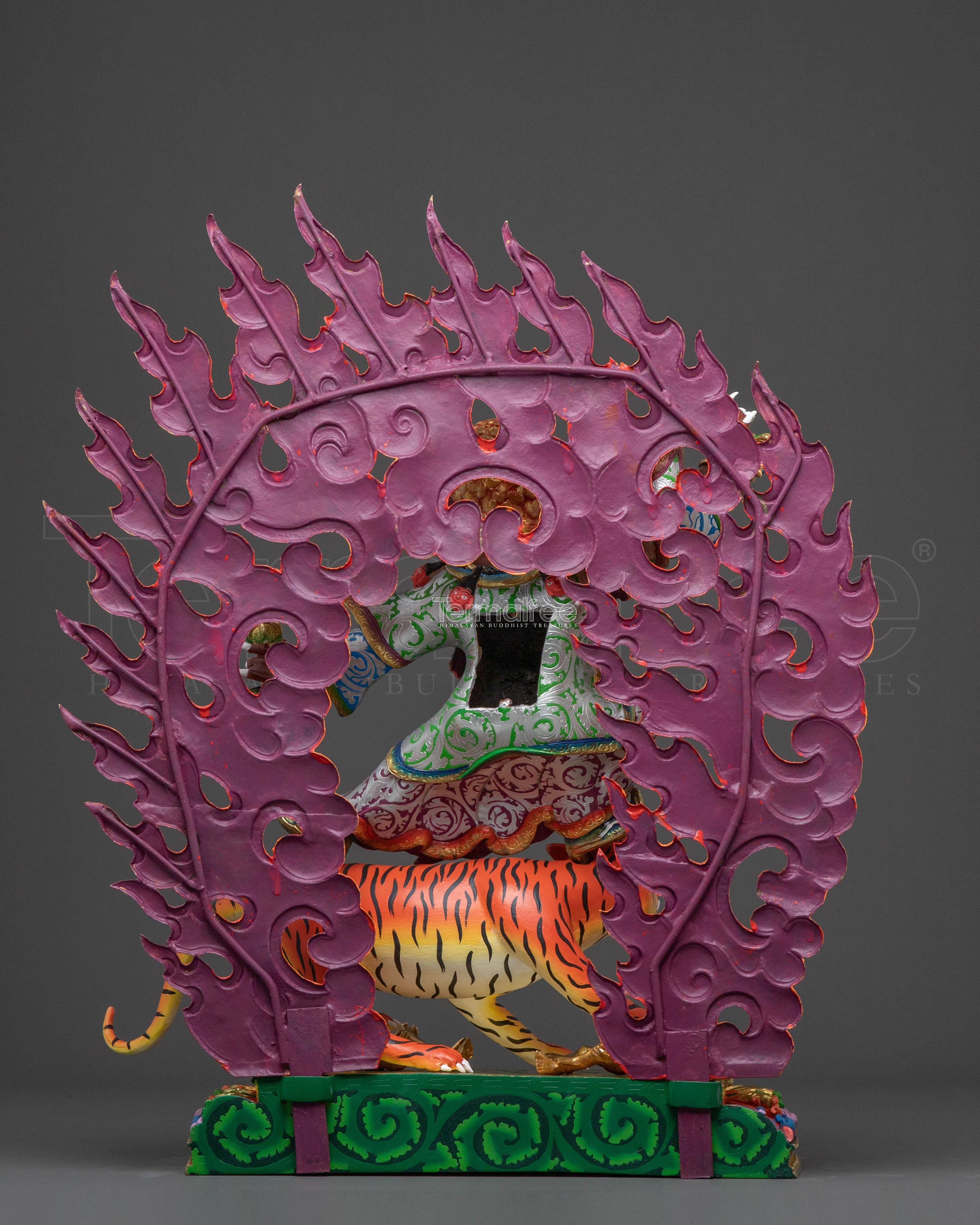 Dorje Drollo Tantric Protector Sculpture for Altar