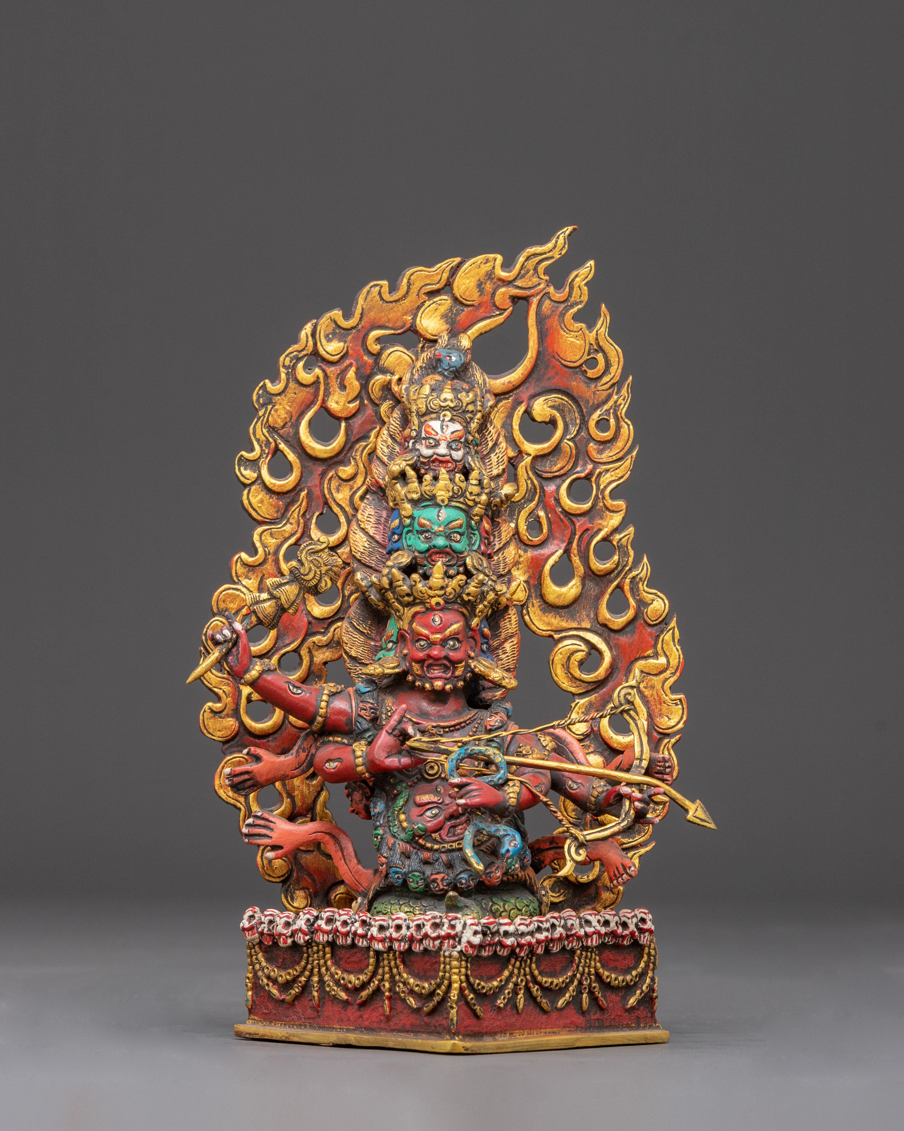 Statue of Rahula: Guardian of Dharma | Tibetan Buddhism Artwork