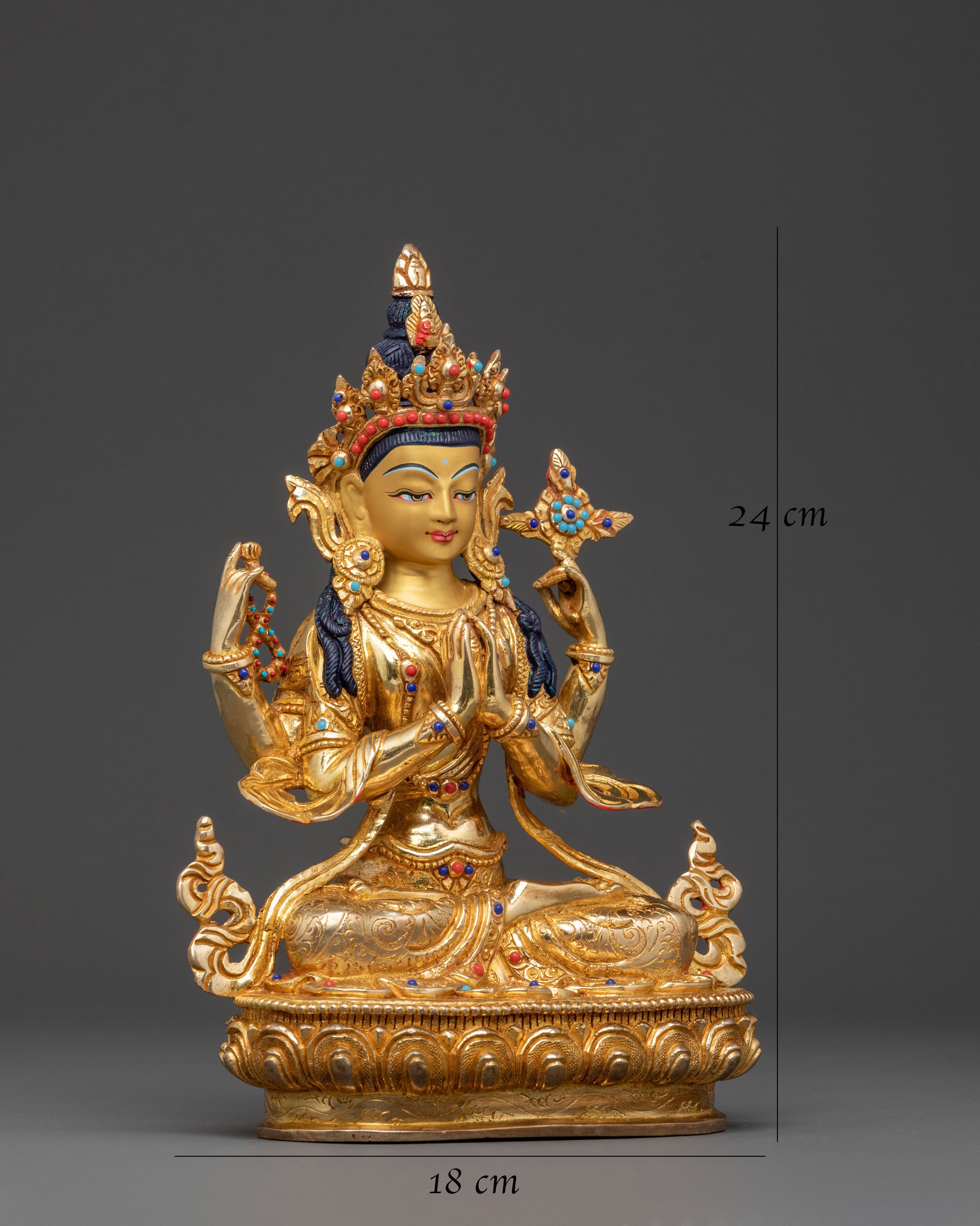 Chenrezig Beings Statue | Guardian Figure