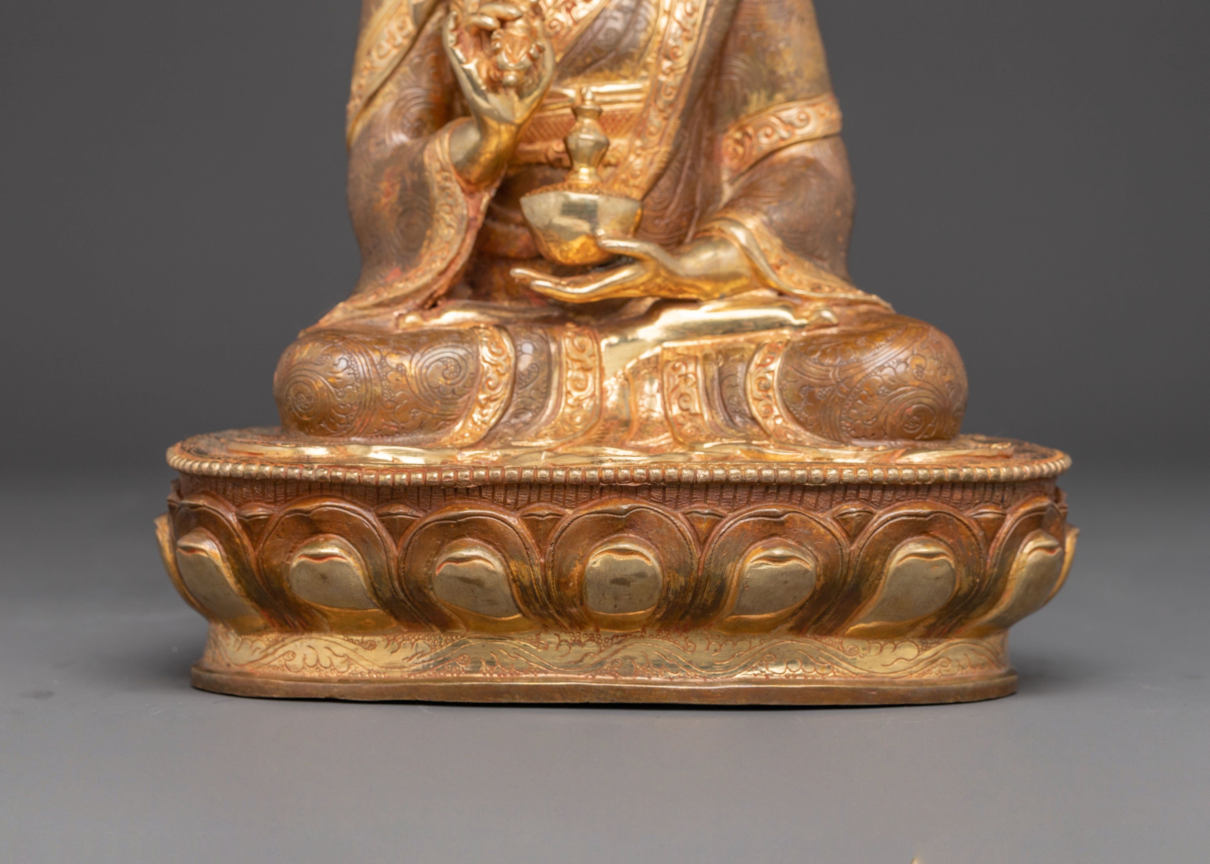 Karmapa Copper Statue | Spiritual Leader and Protector