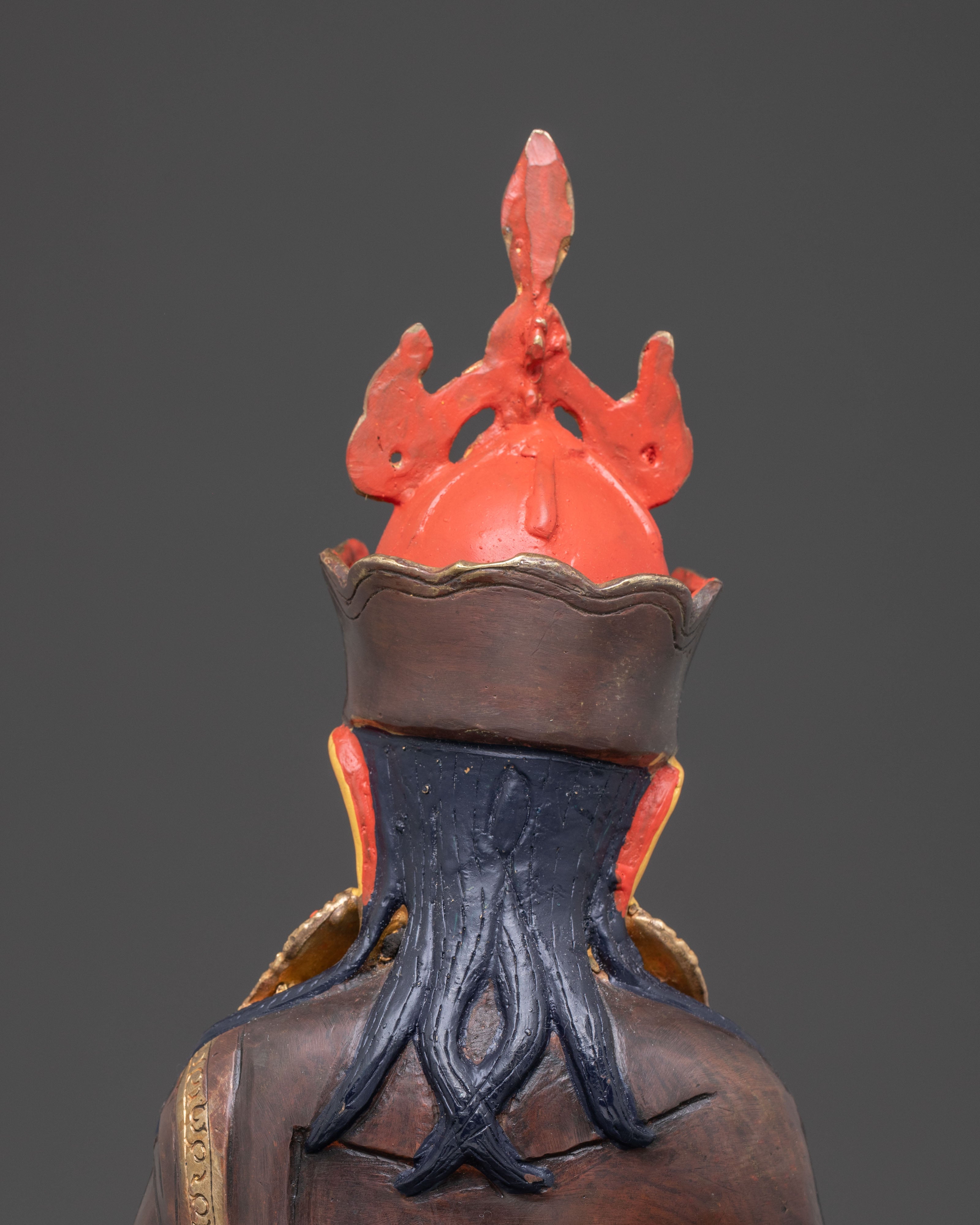 Handcrafted Copper Statue of Guru Rinpoche | Tibetan Tantric Master