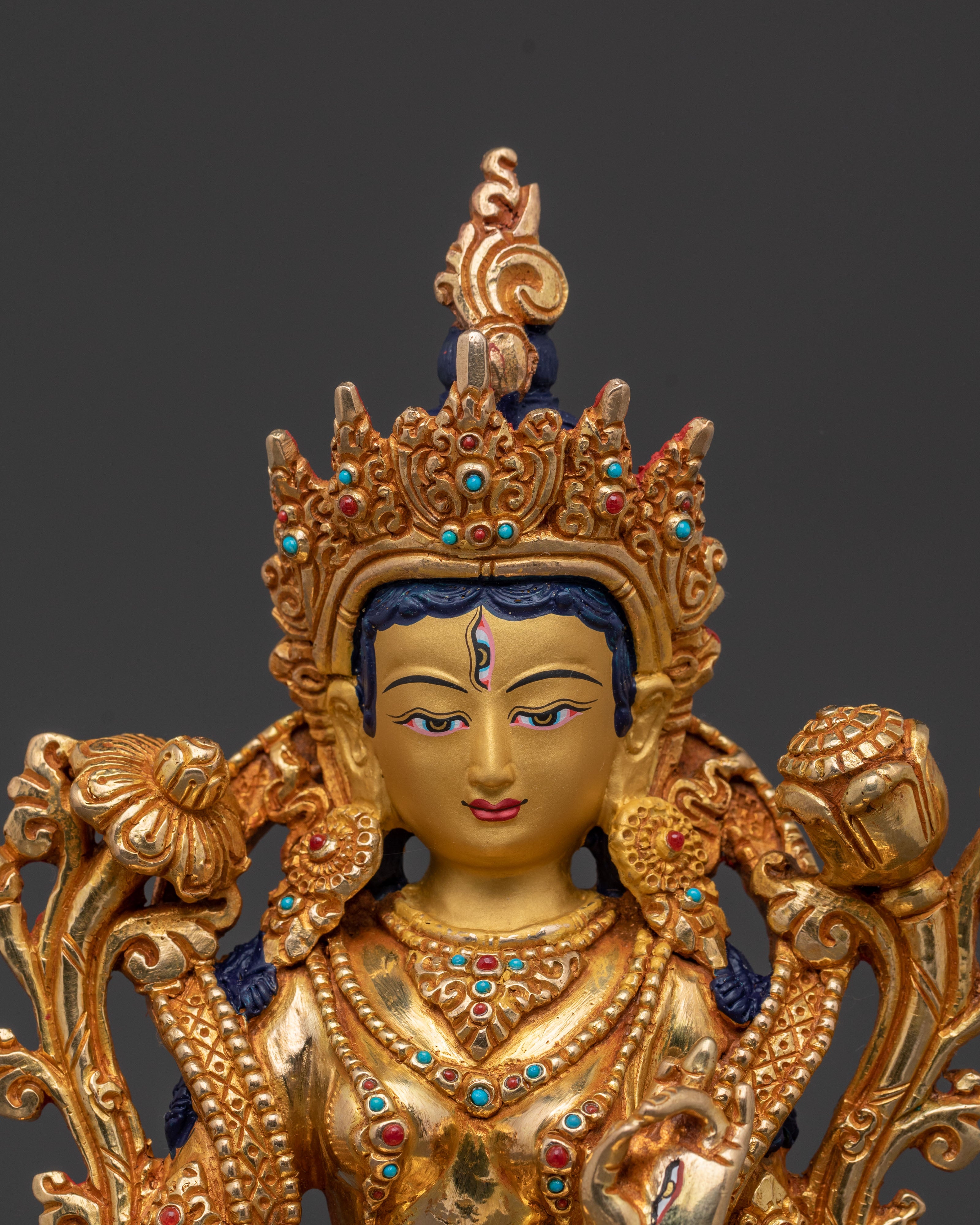 Guardian White Tara Statue | Tibetan Goddess