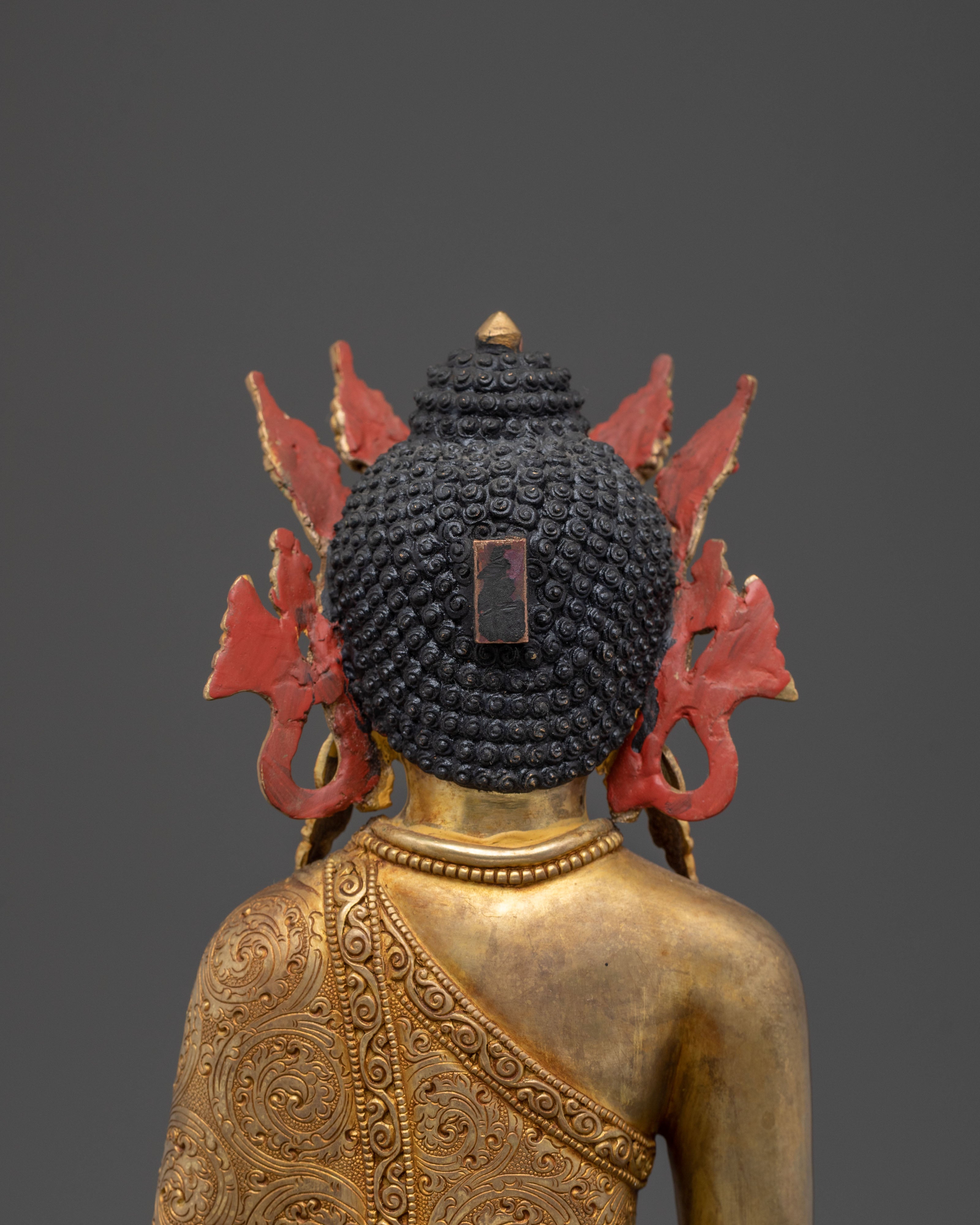 Shakyamuni Buddha Statue with Crown | Divine Figurine