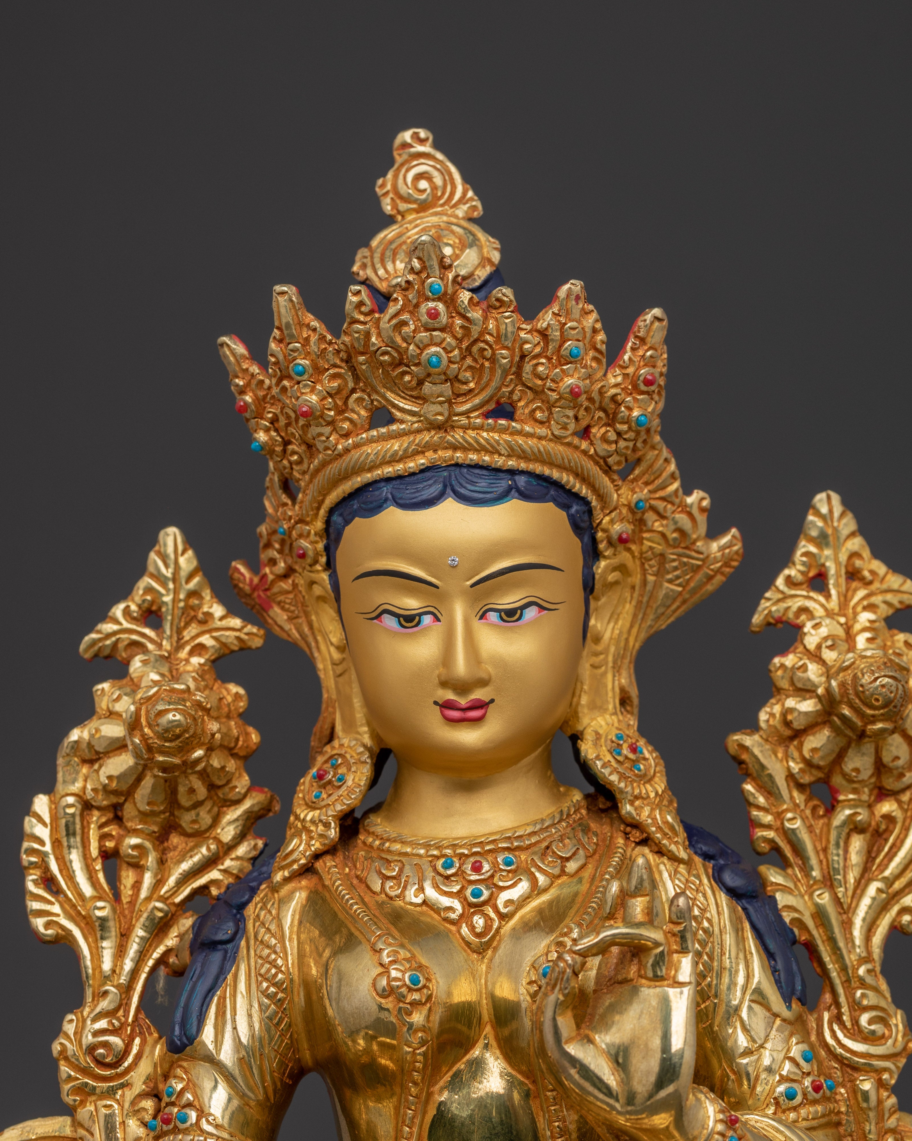 Green Tara Sacred Statue | Mother of All Buddhas