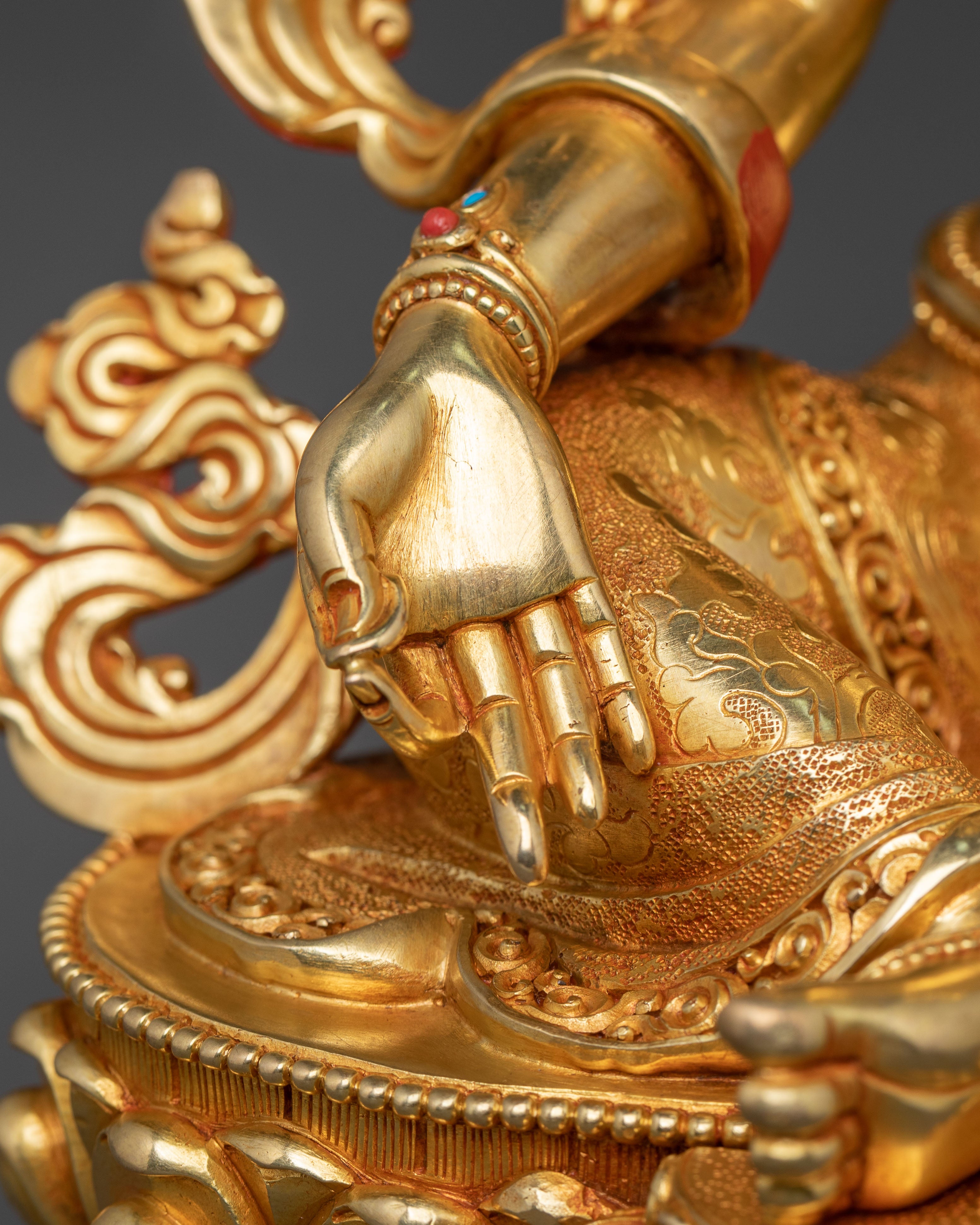 Guardian Green Tara Peace Statue | Handcrafted Serenity