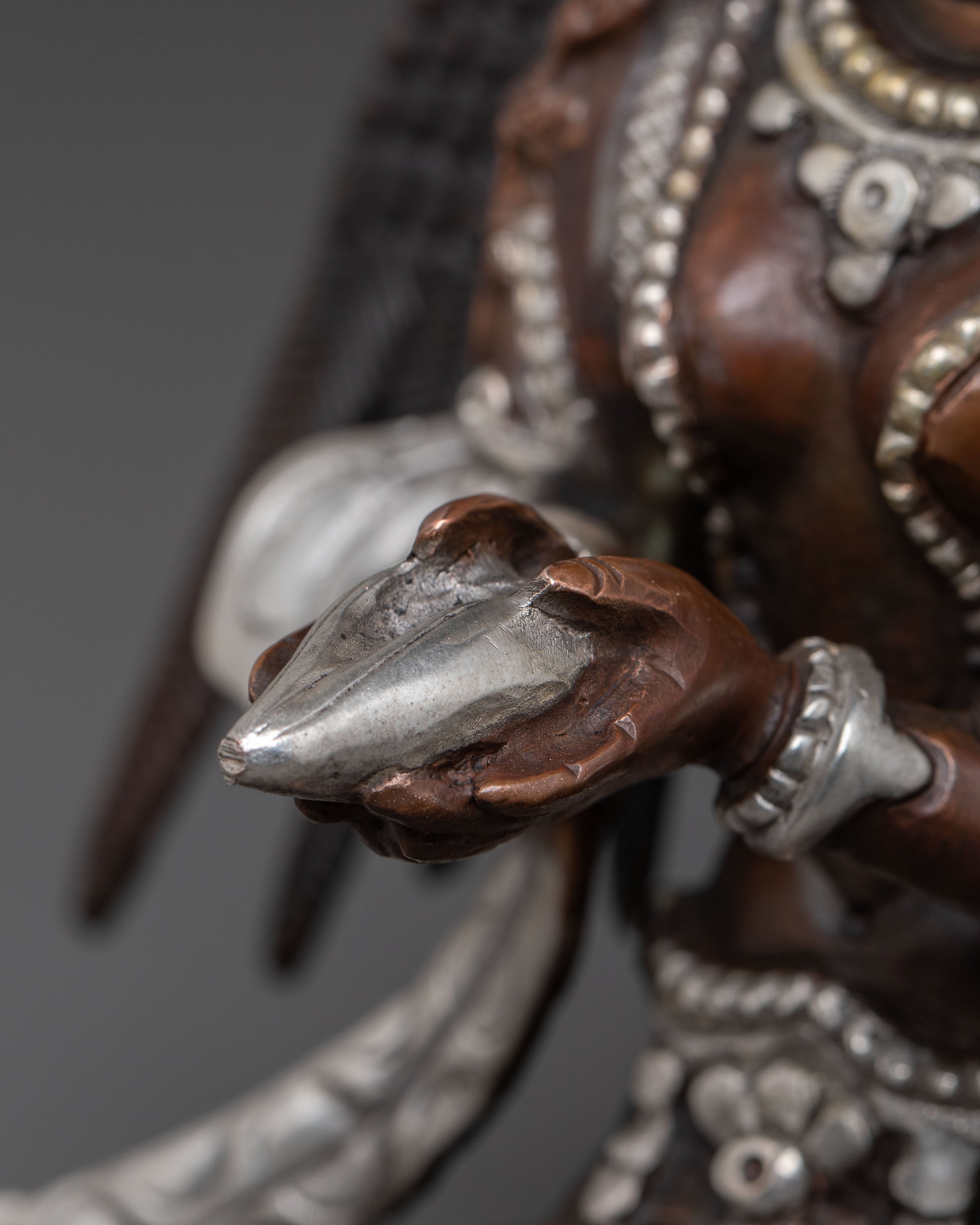 Nagkanya Oxidized Copper Statue – Serene Protector