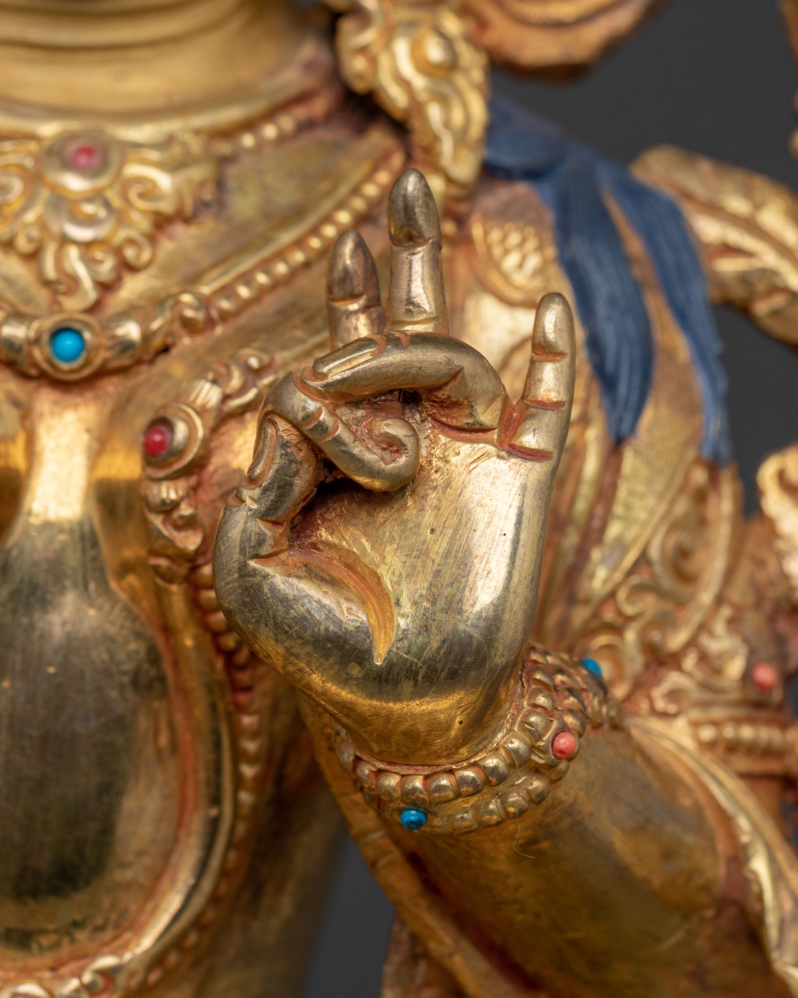Green Tara Fearless Protector Statue: Goddess of Compassion
