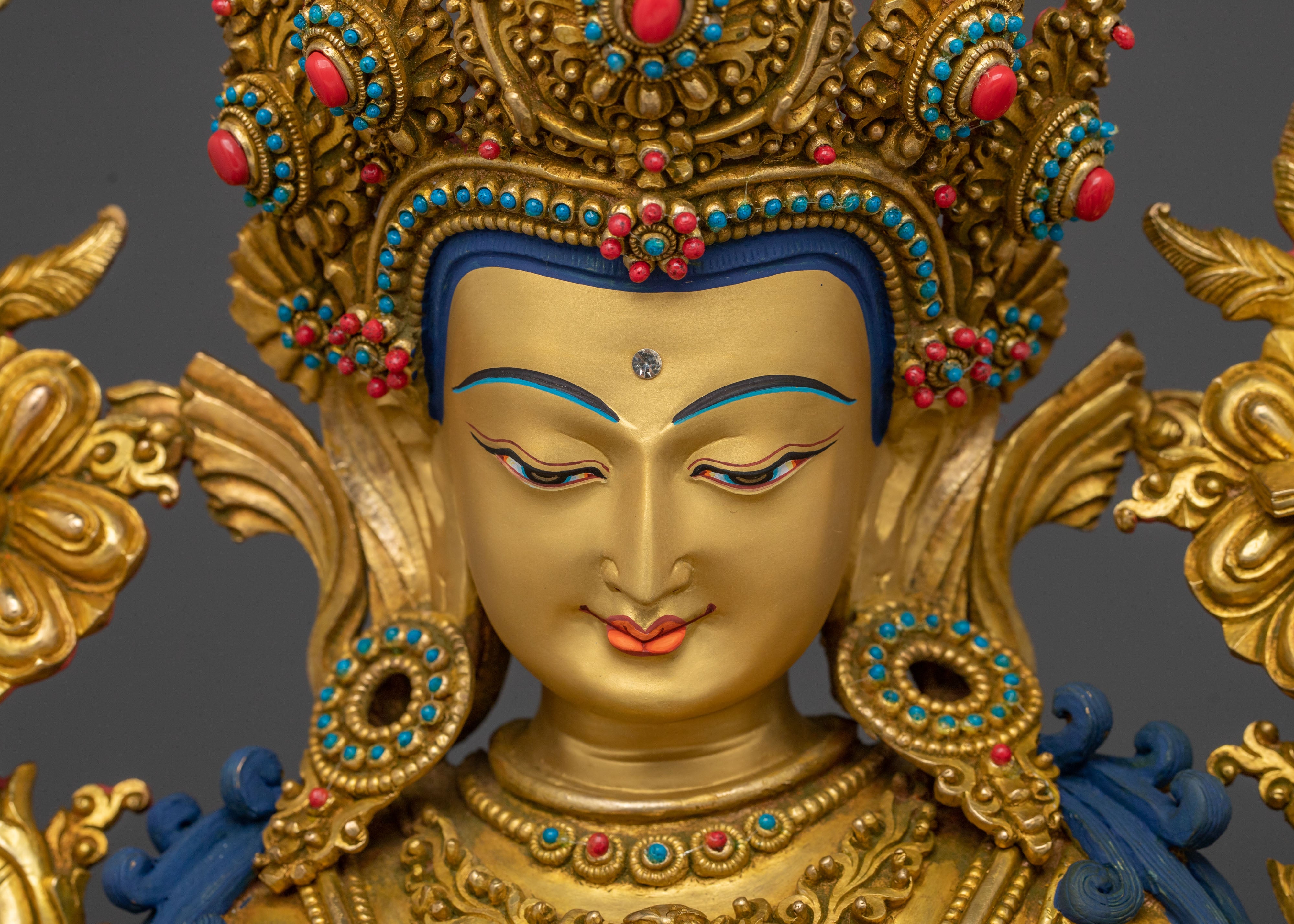 Tikshna Manjushri Wisdom Statue | Buddhist Deity of Sharp Awareness