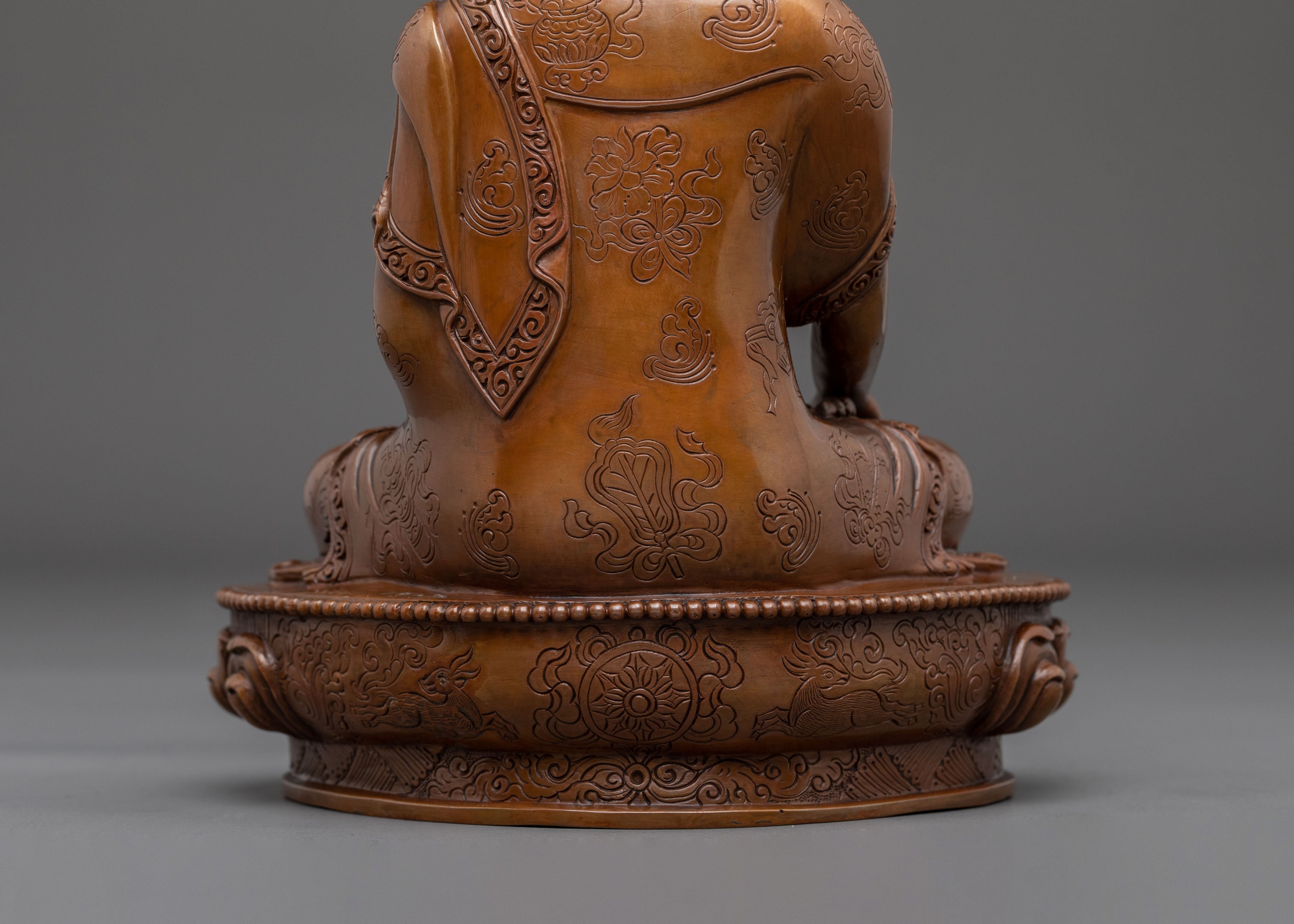 Shakyamuni Buddha Oxidized Copper Statue | Enlightened One
