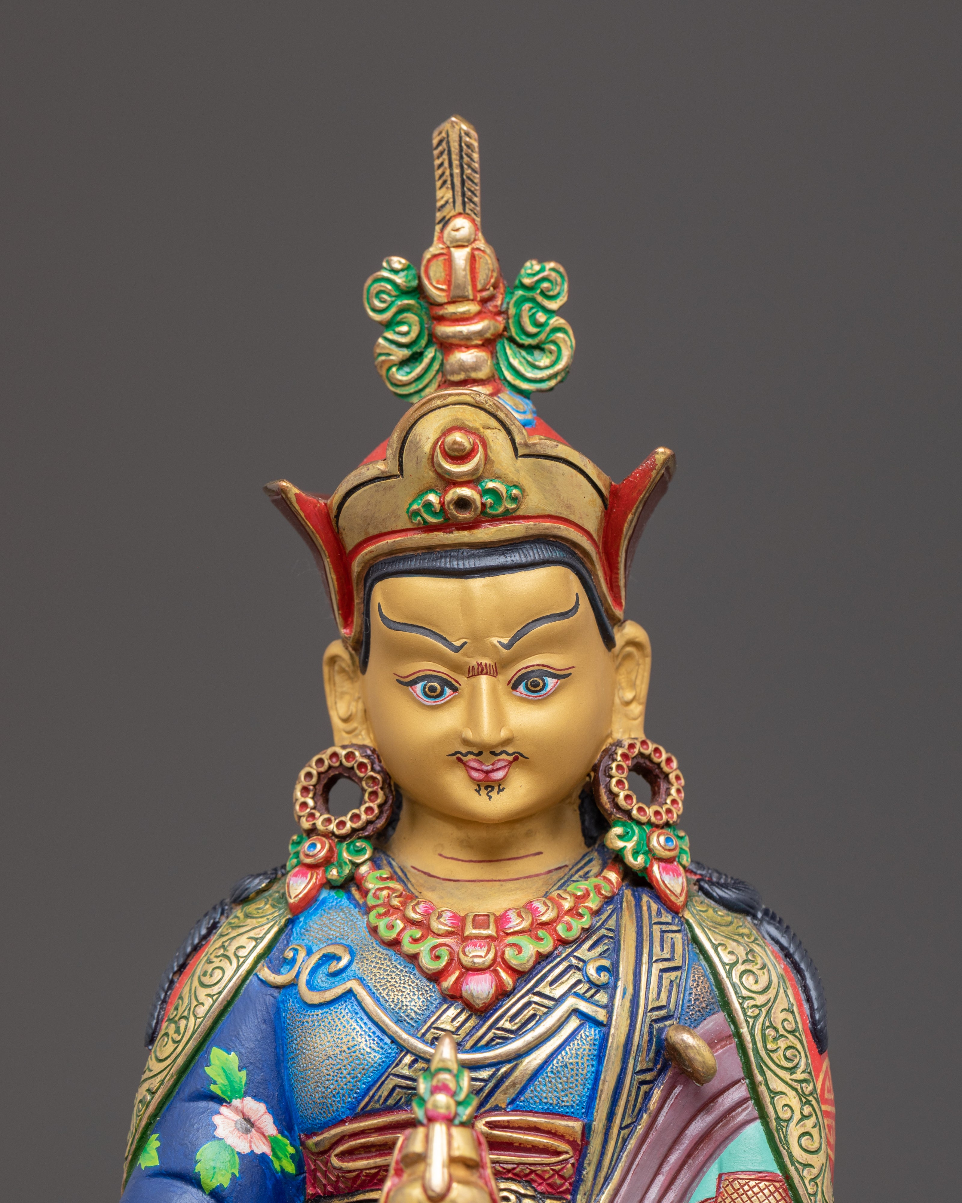 Guru Rinpoche Statue: Tibetan Master Padmasambhava | Vajrayana Teacher