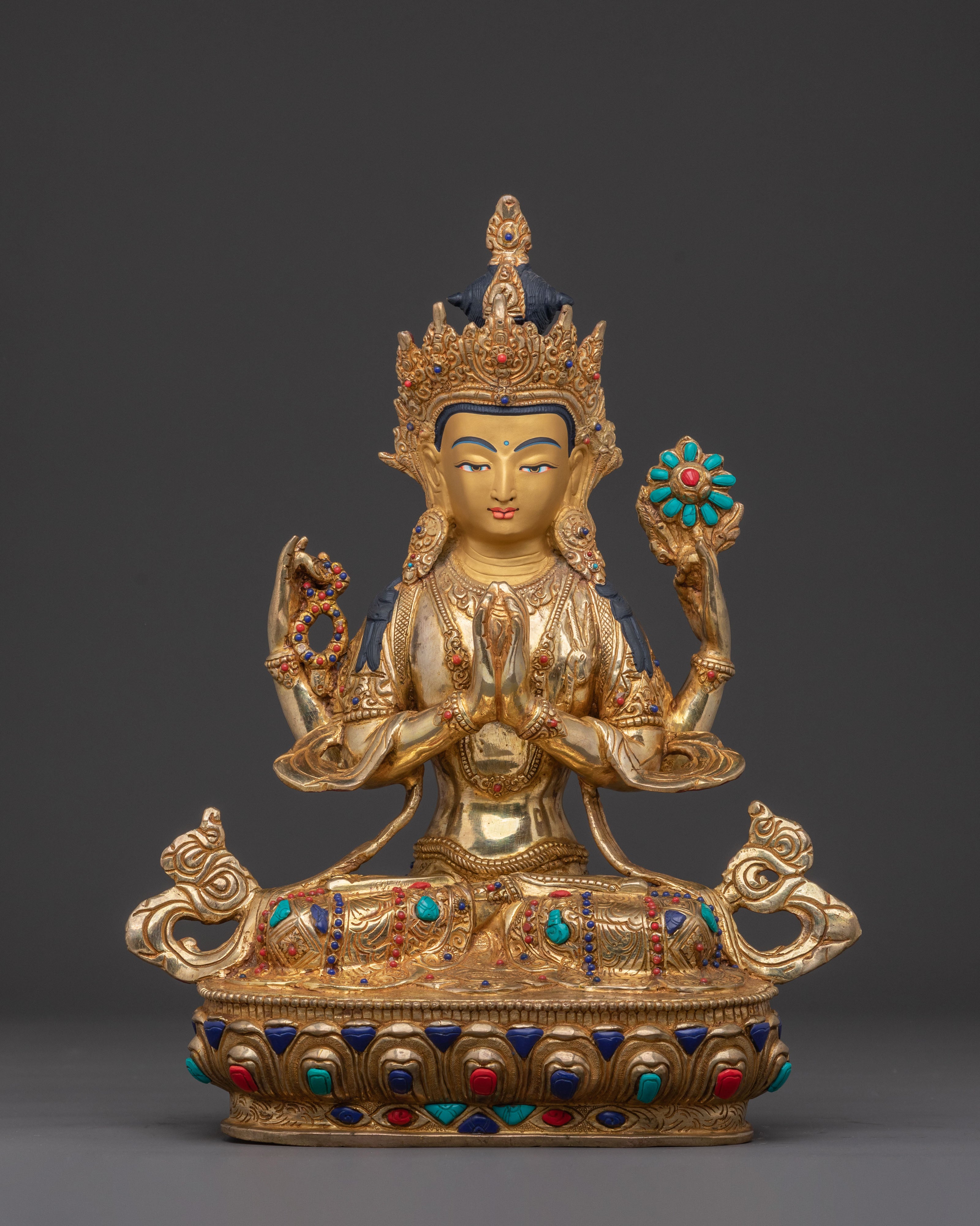 Mercy Bodhisattva Chenrezig Statue | Buddhist Home Decor