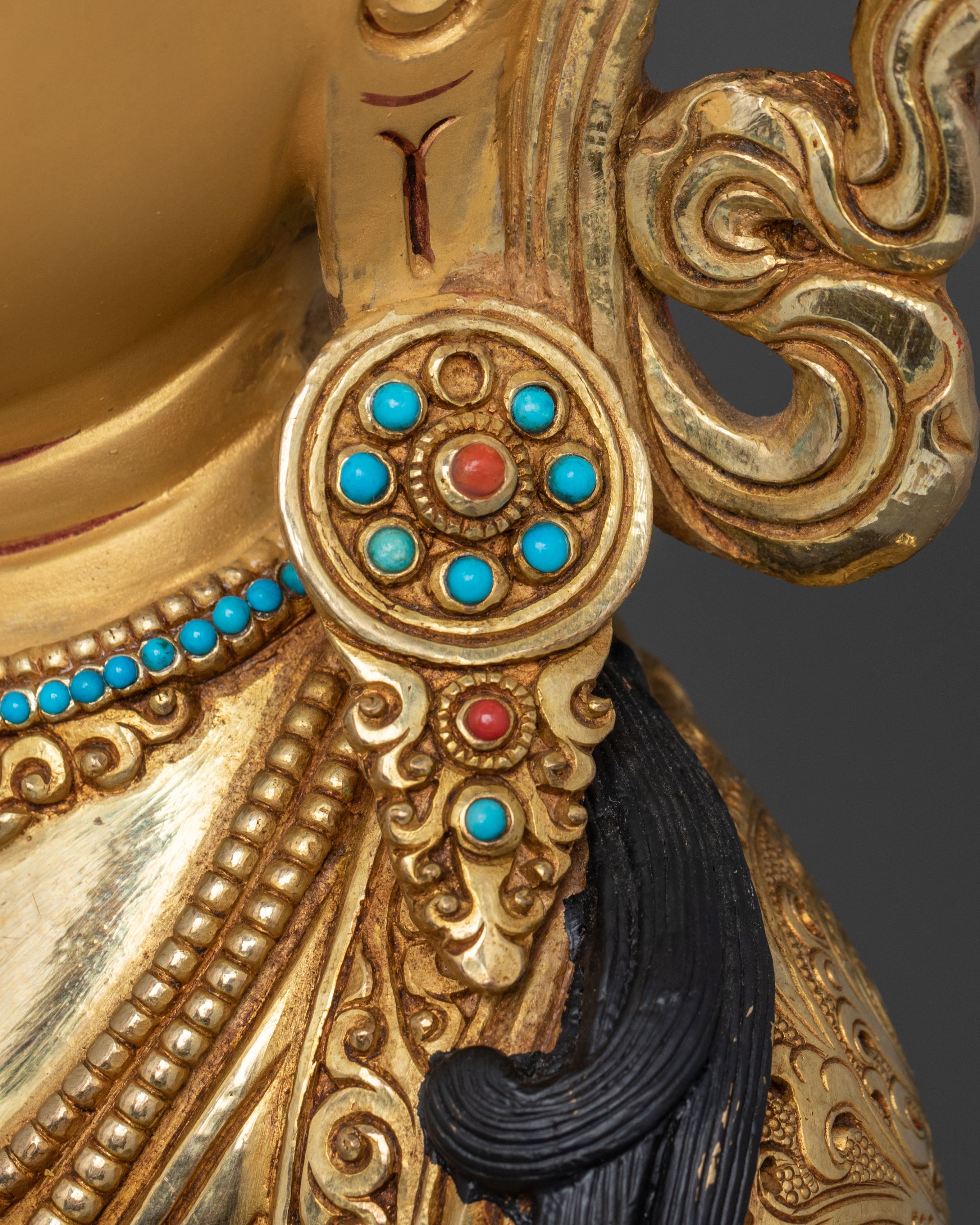 Amitayus Statue | 24K Gold Gilded Figurine