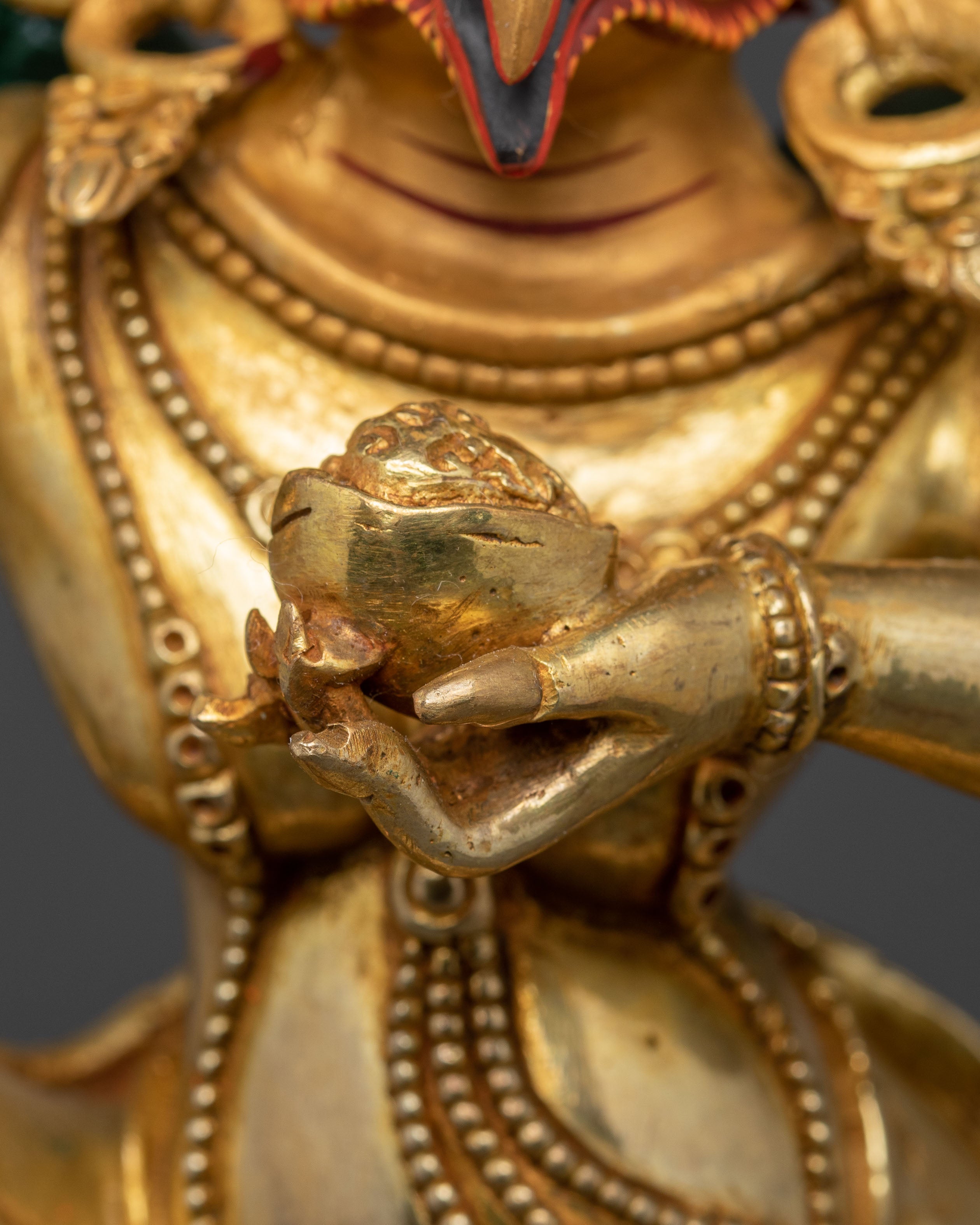 Garuda Protector Statue: Wrathful Tibetan Bird Deity