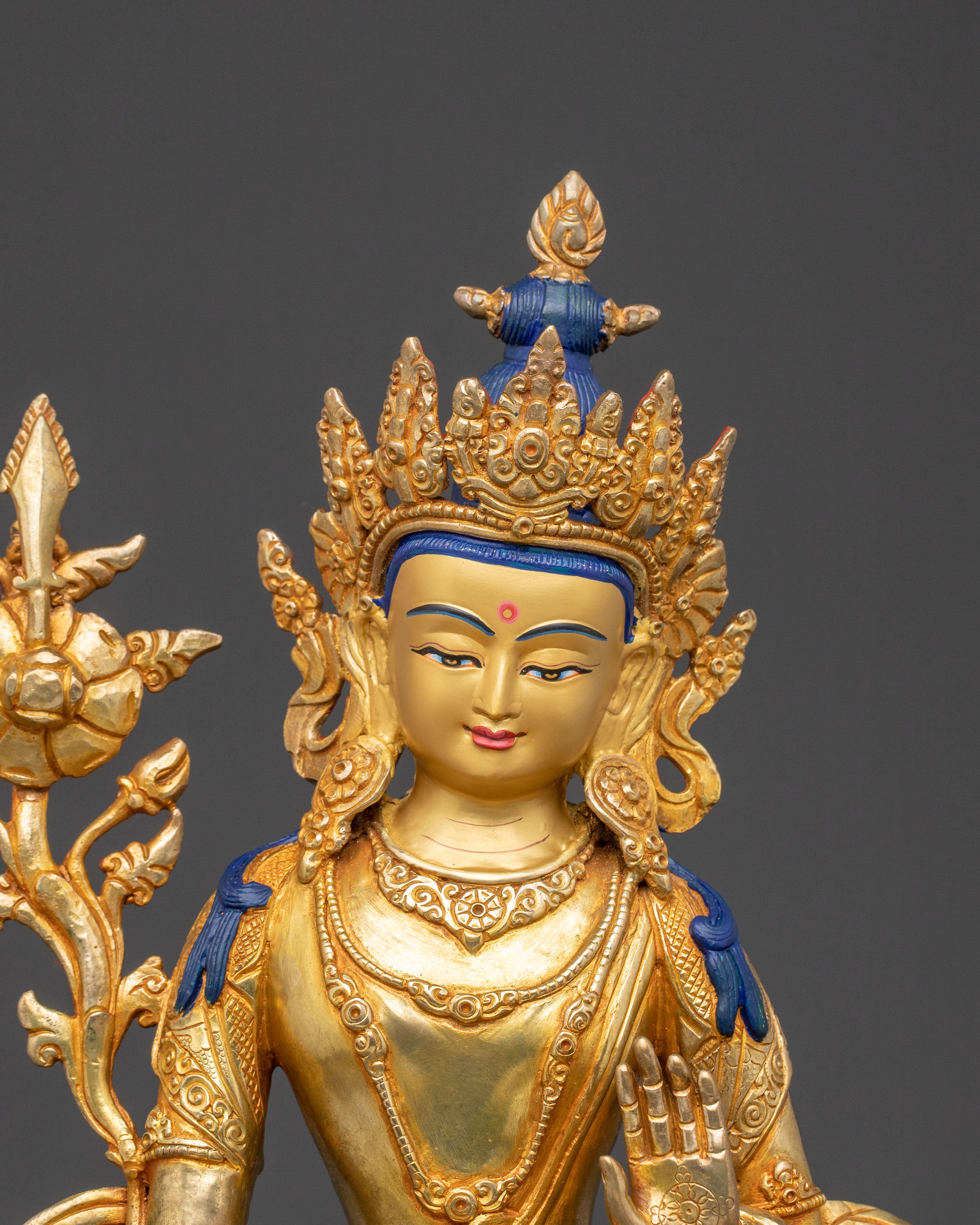 Golden Statue of Bodhisattva | The Compassionate One