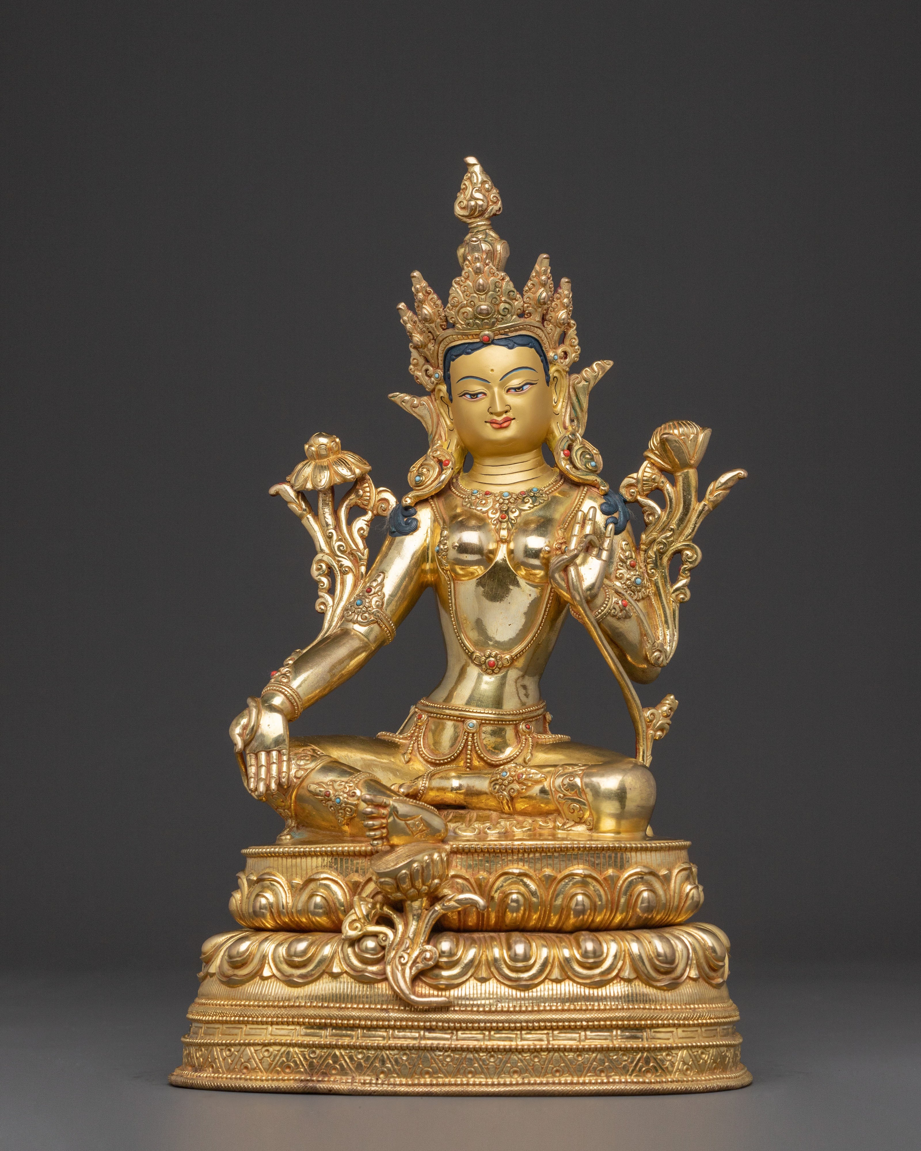 Green Tara Statue