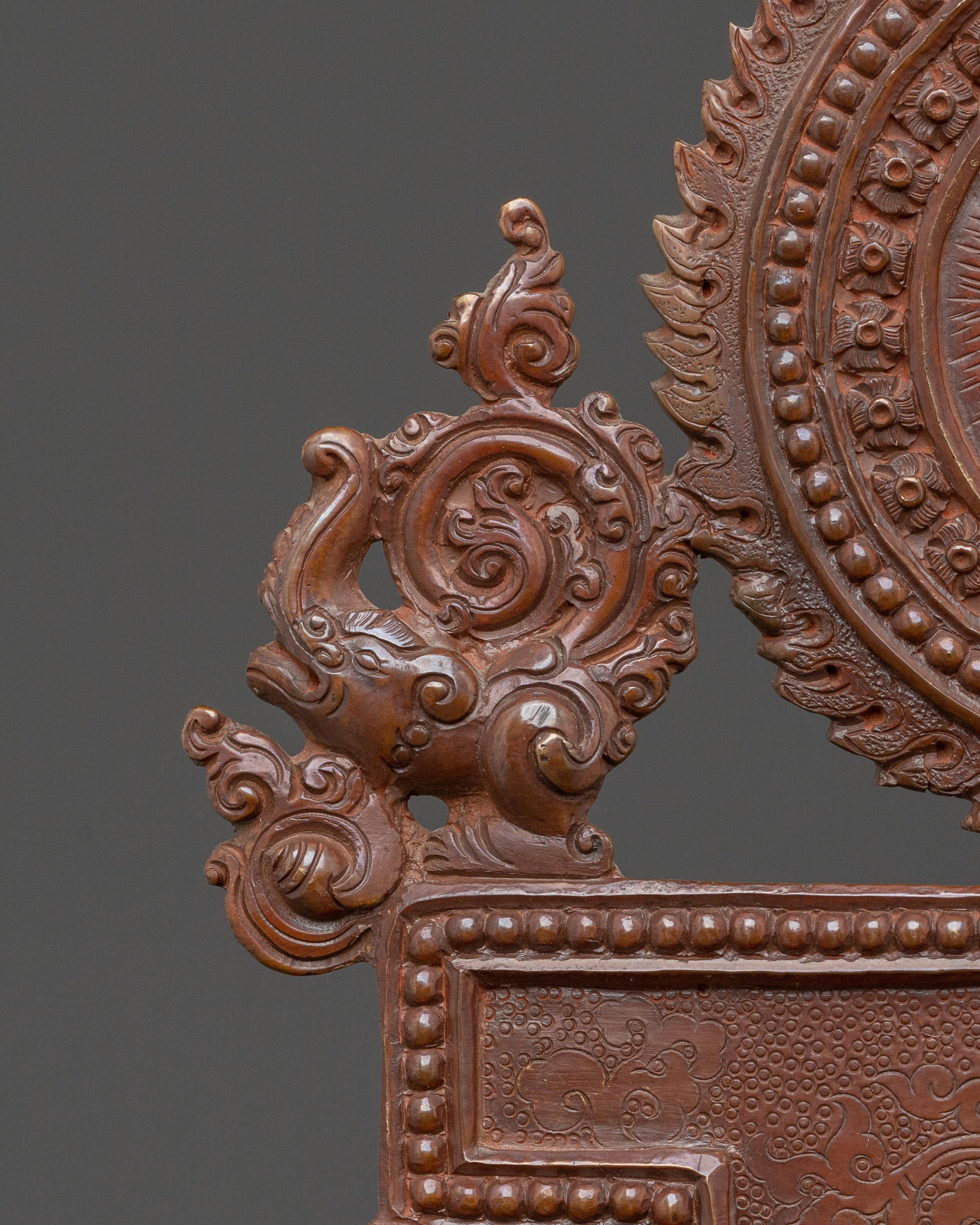Shakyamuni Buddha Statue | Oxidized Copper Figure