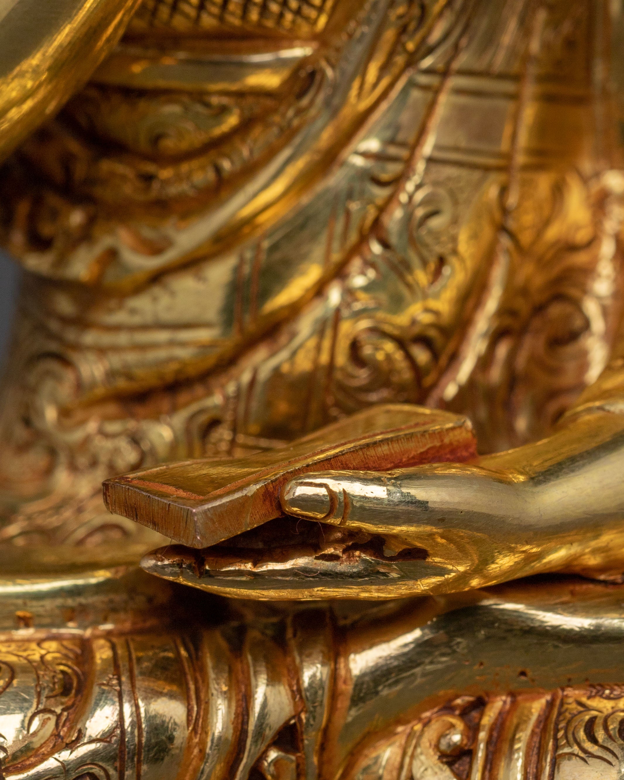 Sacred Tsongkhapa Statue with Disciples | Symbol of Wisdom