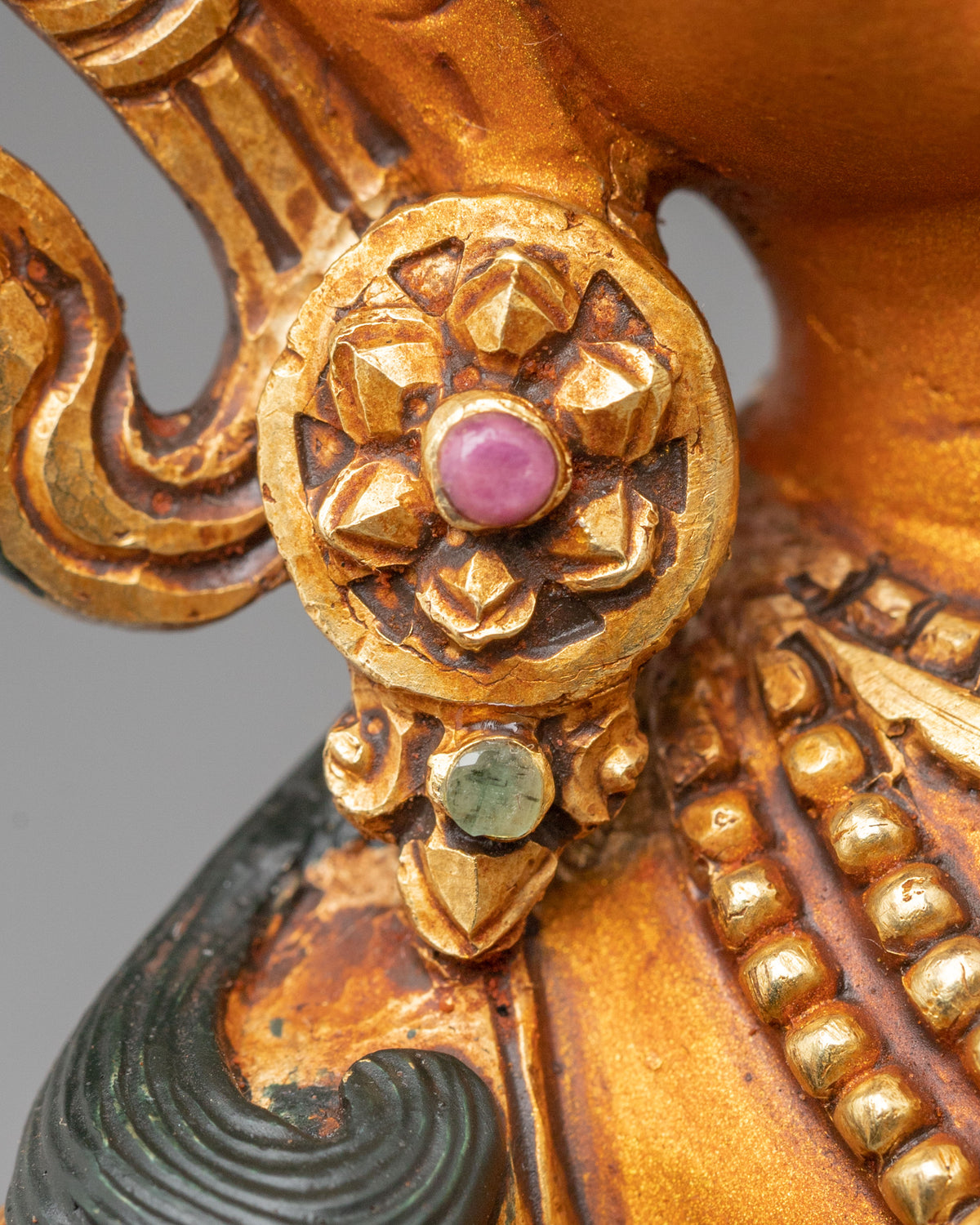 Manjushri Copper Figurine | Made in Nepal