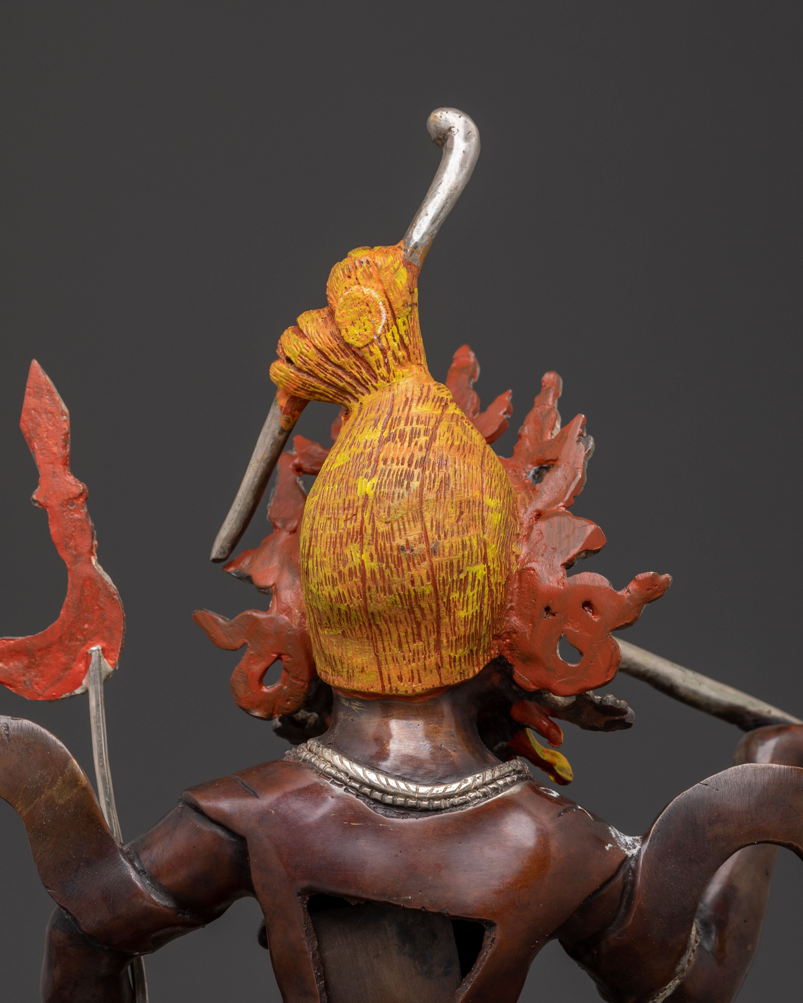 Divine Brahmanrupa Statue | Oxidized Copper Elegance