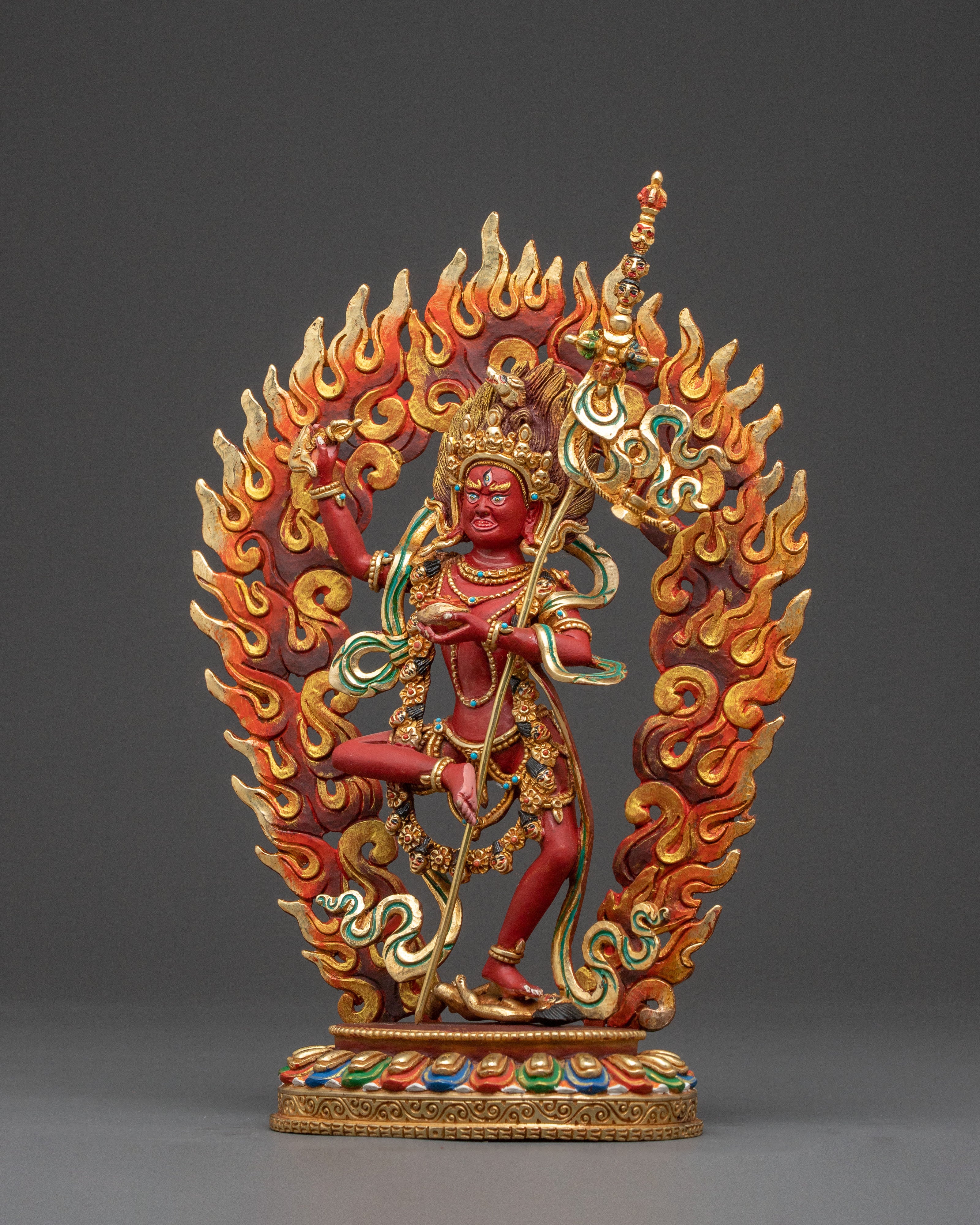 Dorje Phagmo Vajrayana Sacred Statue – Exquisite Hand-Gilded Copper