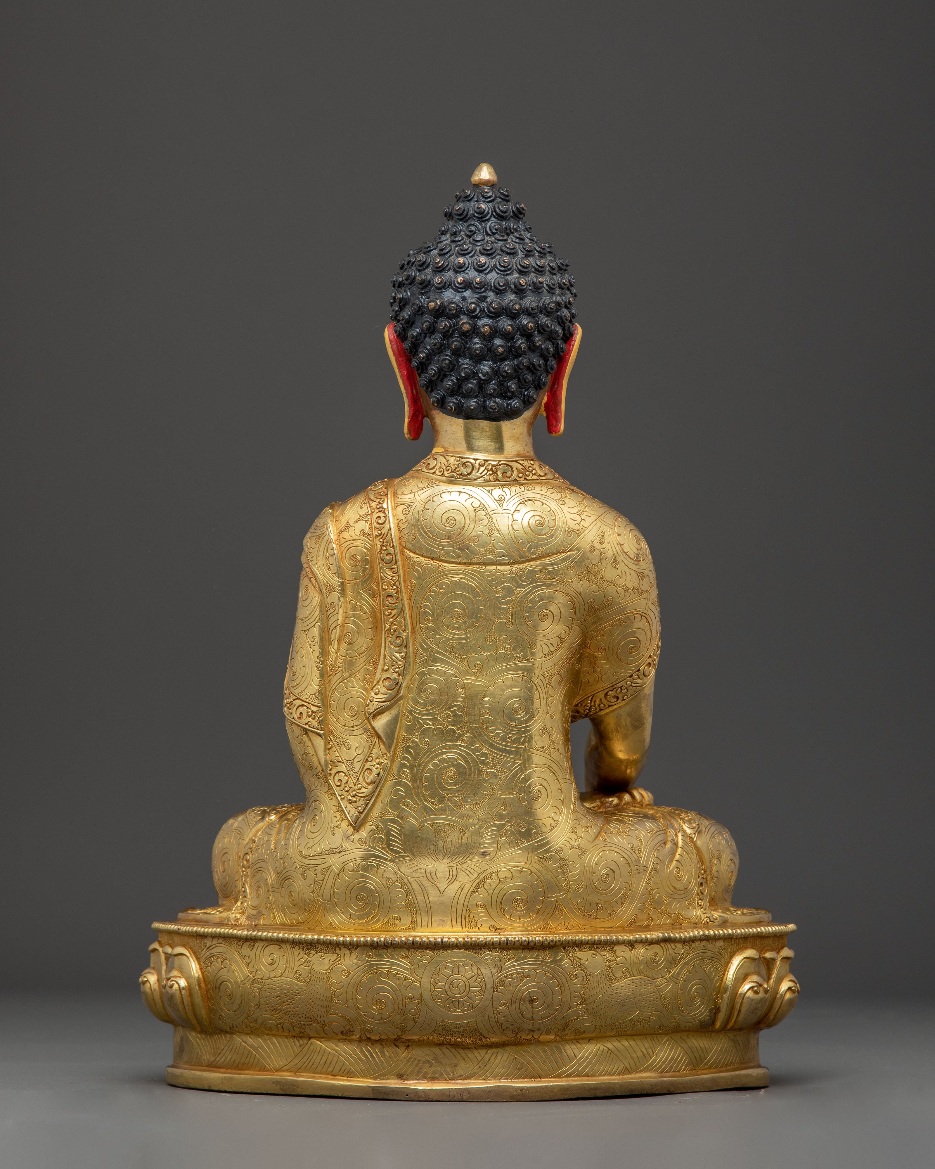 Golden Handmade Statue of Mitrgupa | Tantric Protector Deity